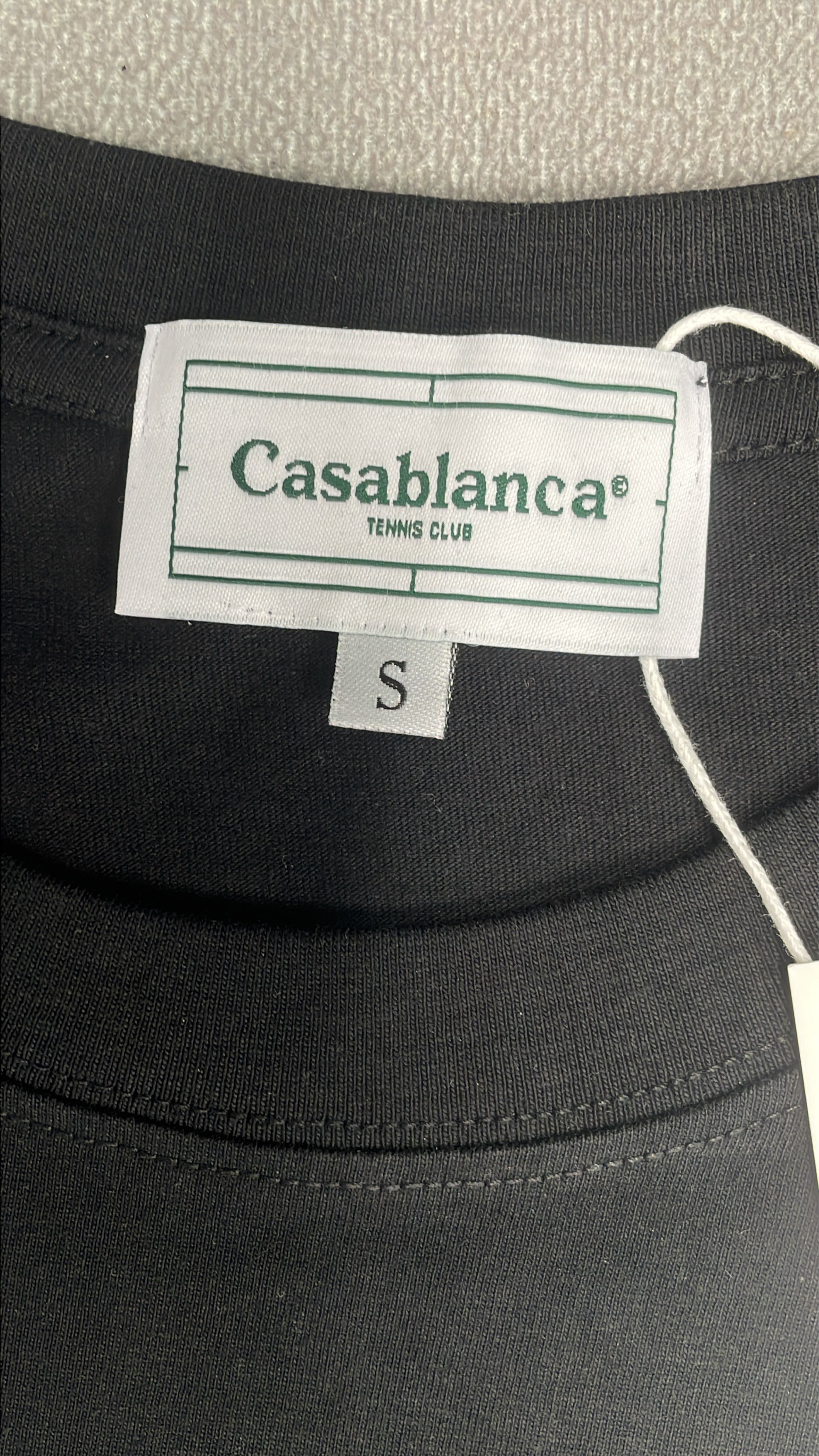 Casa Blanca Floral Embroidered T-Shirt White