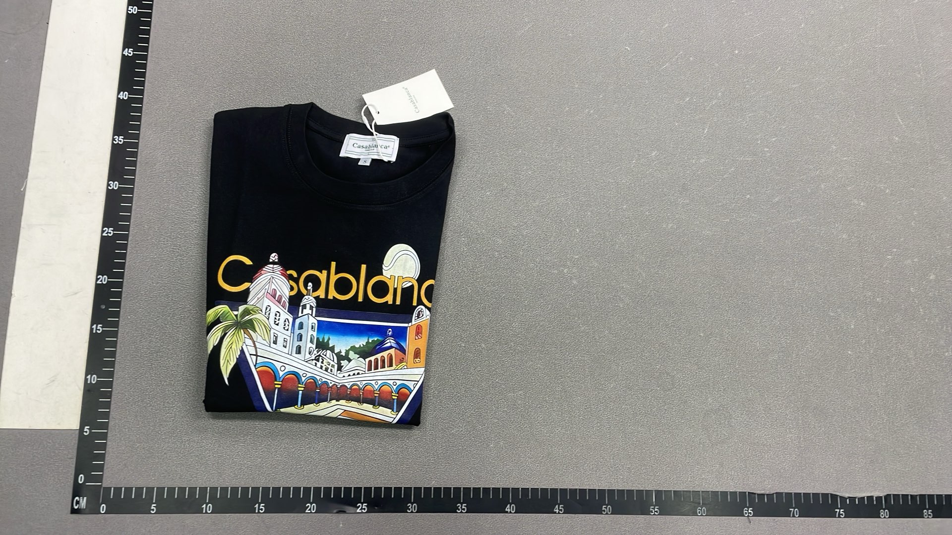Casa Blanca Floral Embroidered T-Shirt White
