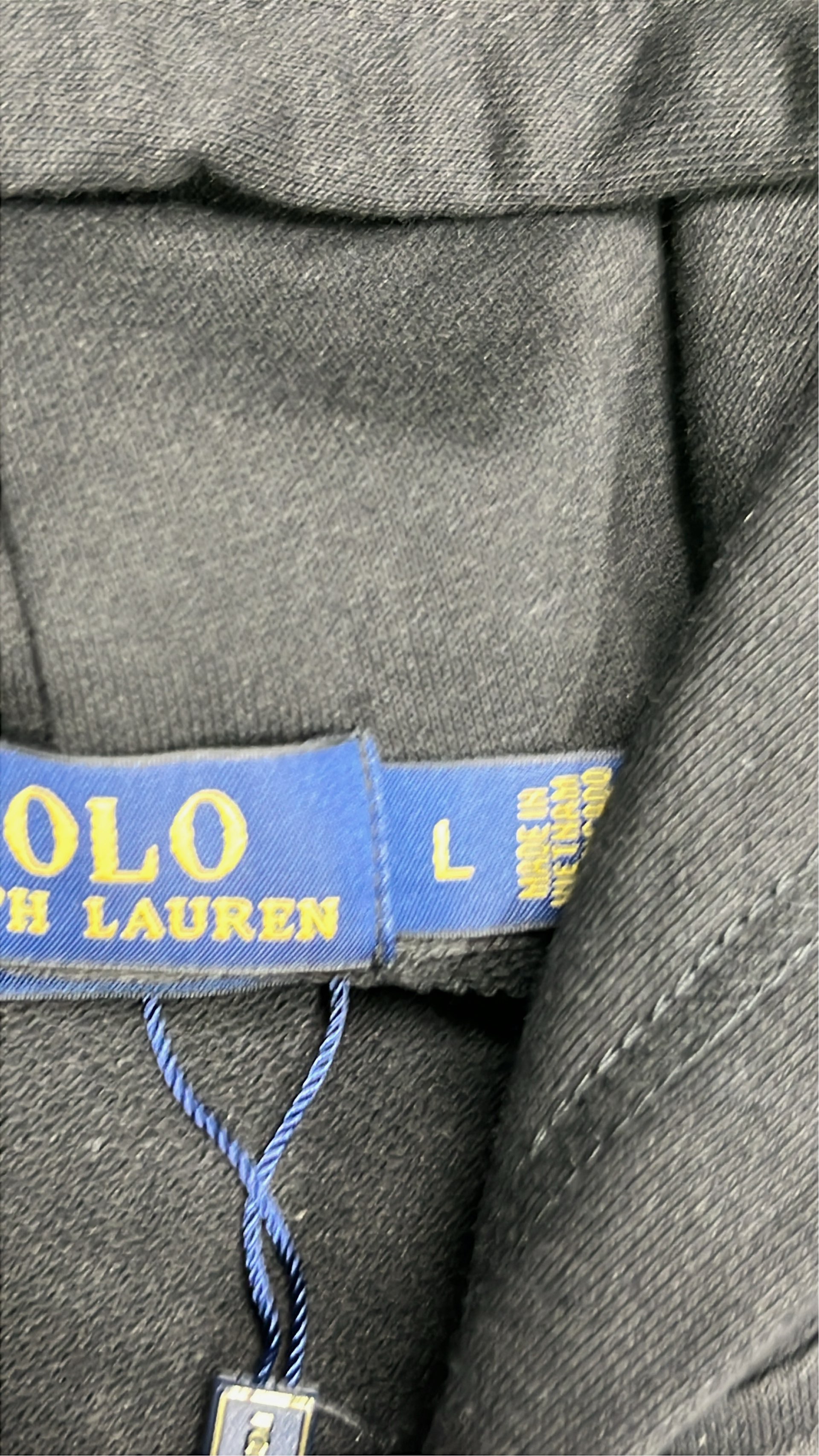 Polo Ralph Lauren Men's Gray Hoodie with Zipper and Pony Logo