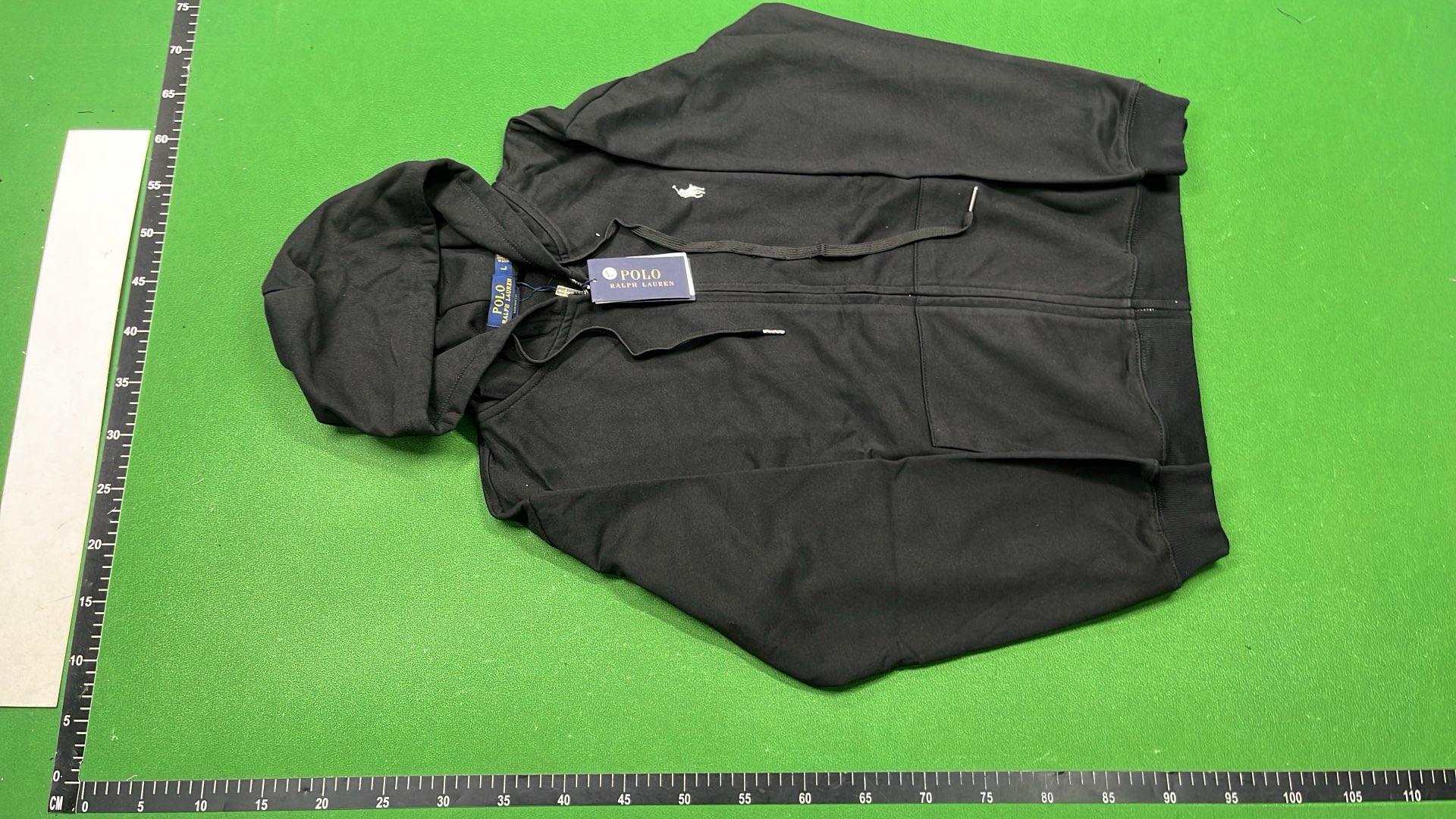 Polo Ralph Lauren Men's Gray Hoodie with Zipper and Pony Logo