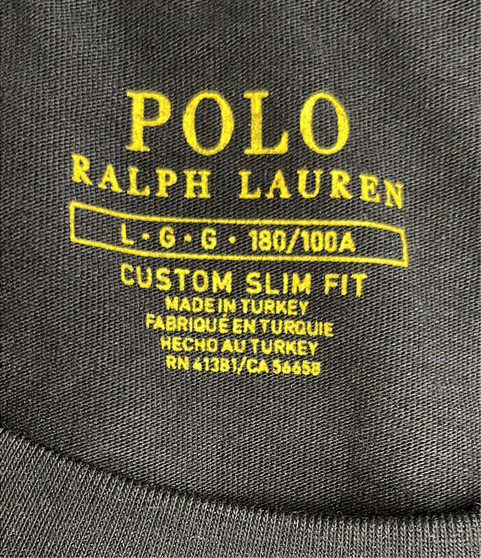 Black Polo Ralph Lauren T-Shirt with Red Pony Logo