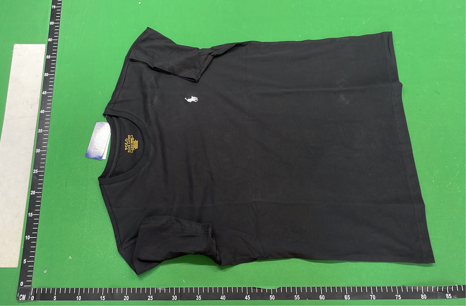Black Polo Ralph Lauren T-Shirt with Red Pony Logo