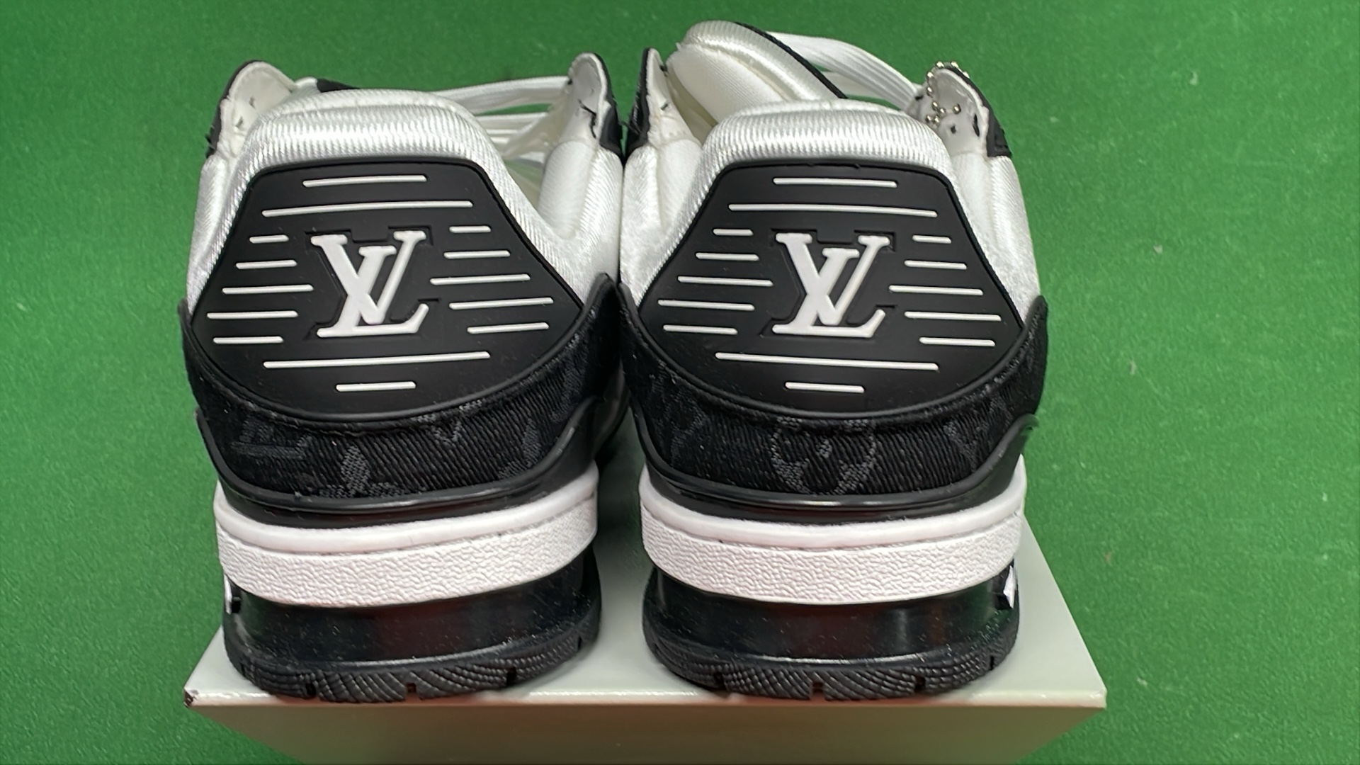 Louis Vuitton x Nike Air Force 1 Low Blue Monogram Sneakers