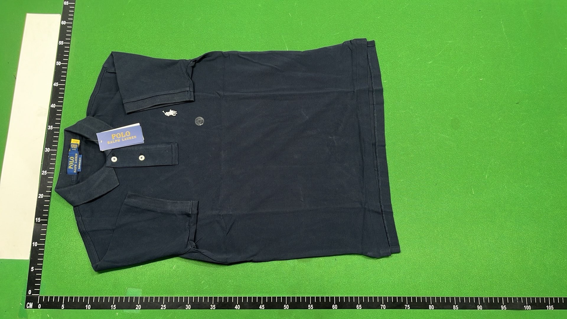 Men's Peach Polo Shirt with Short Sleeves
