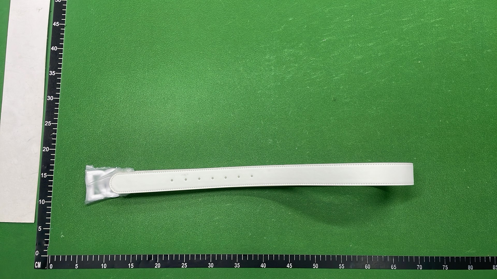 Dolce & Gabbana White Leather Belt with Gold DG Logo Buckle