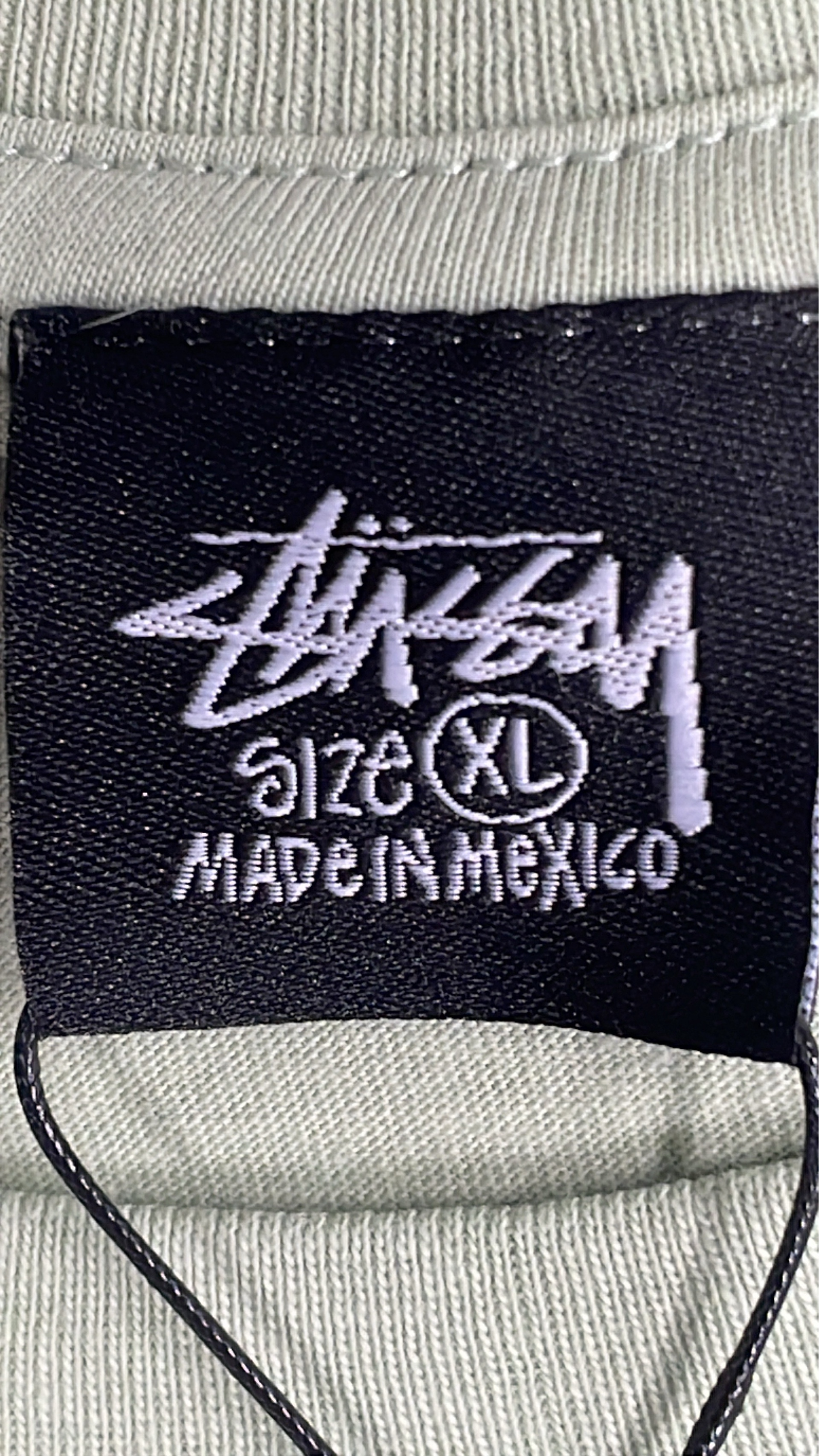Stussy Black T-Shirt with Logo Print