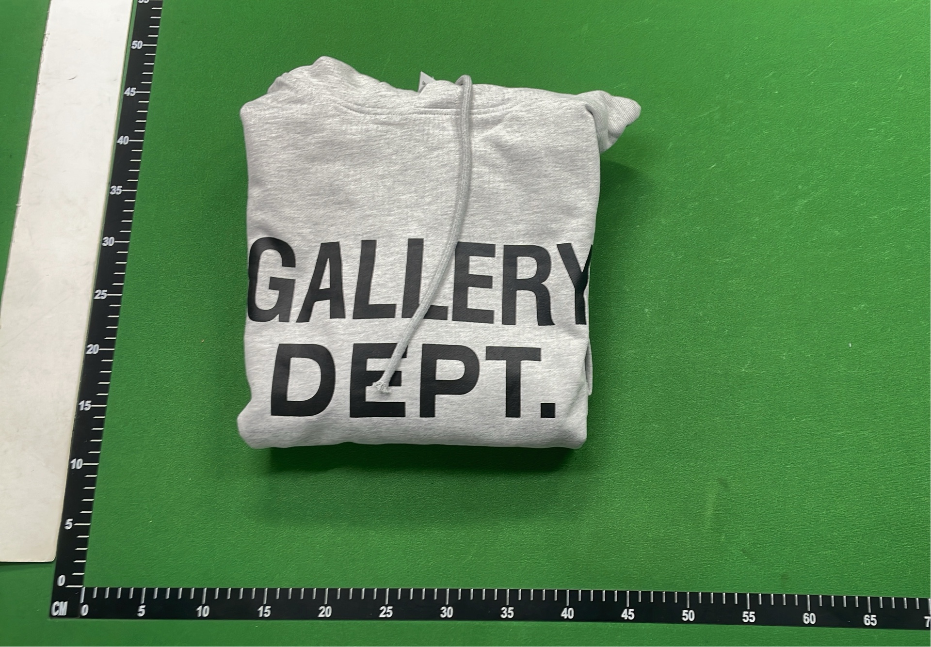 Gallery Dept. Black Hoodie with Logo Print
