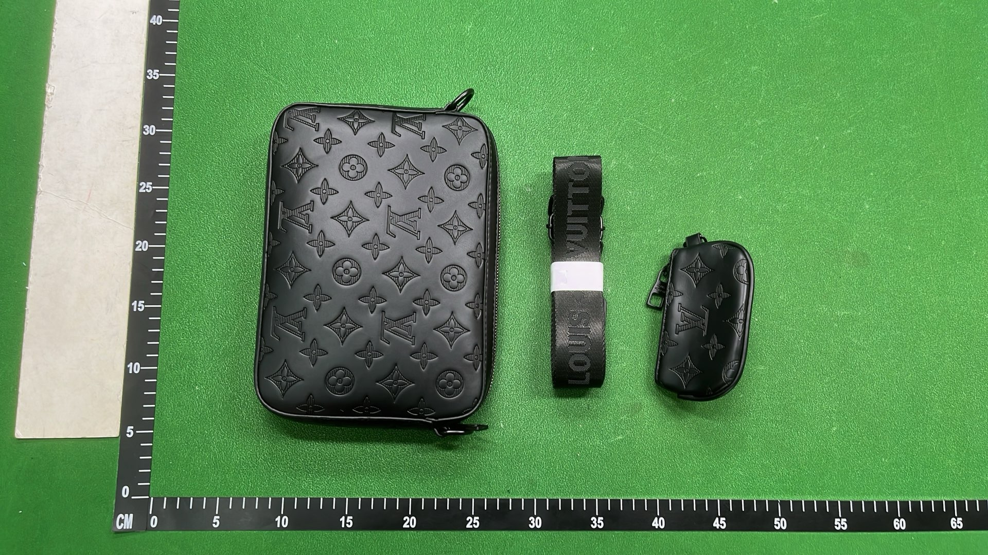 Black Monogram Empreinte Crossbody Bag with Pouch