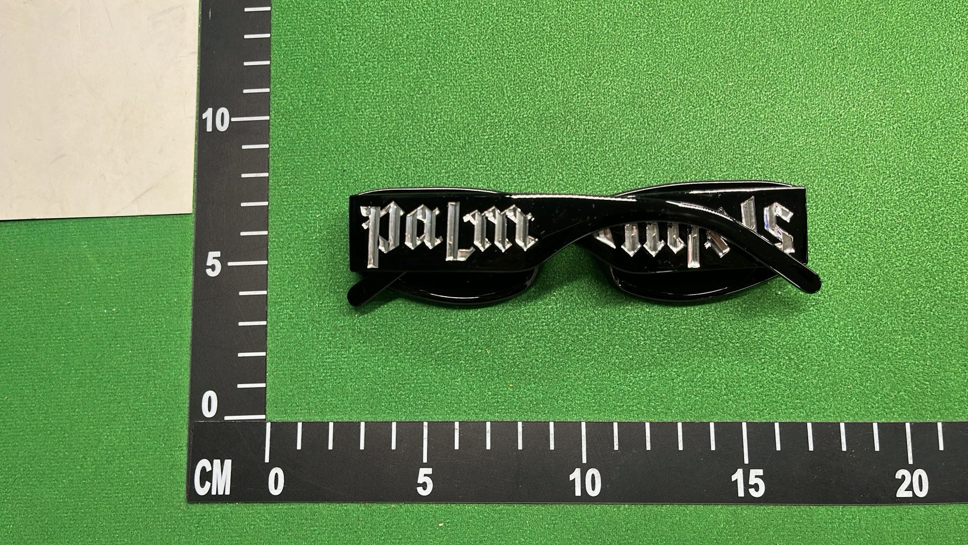 White Transparent Sunglasses with AB Lenses - Palm Angels