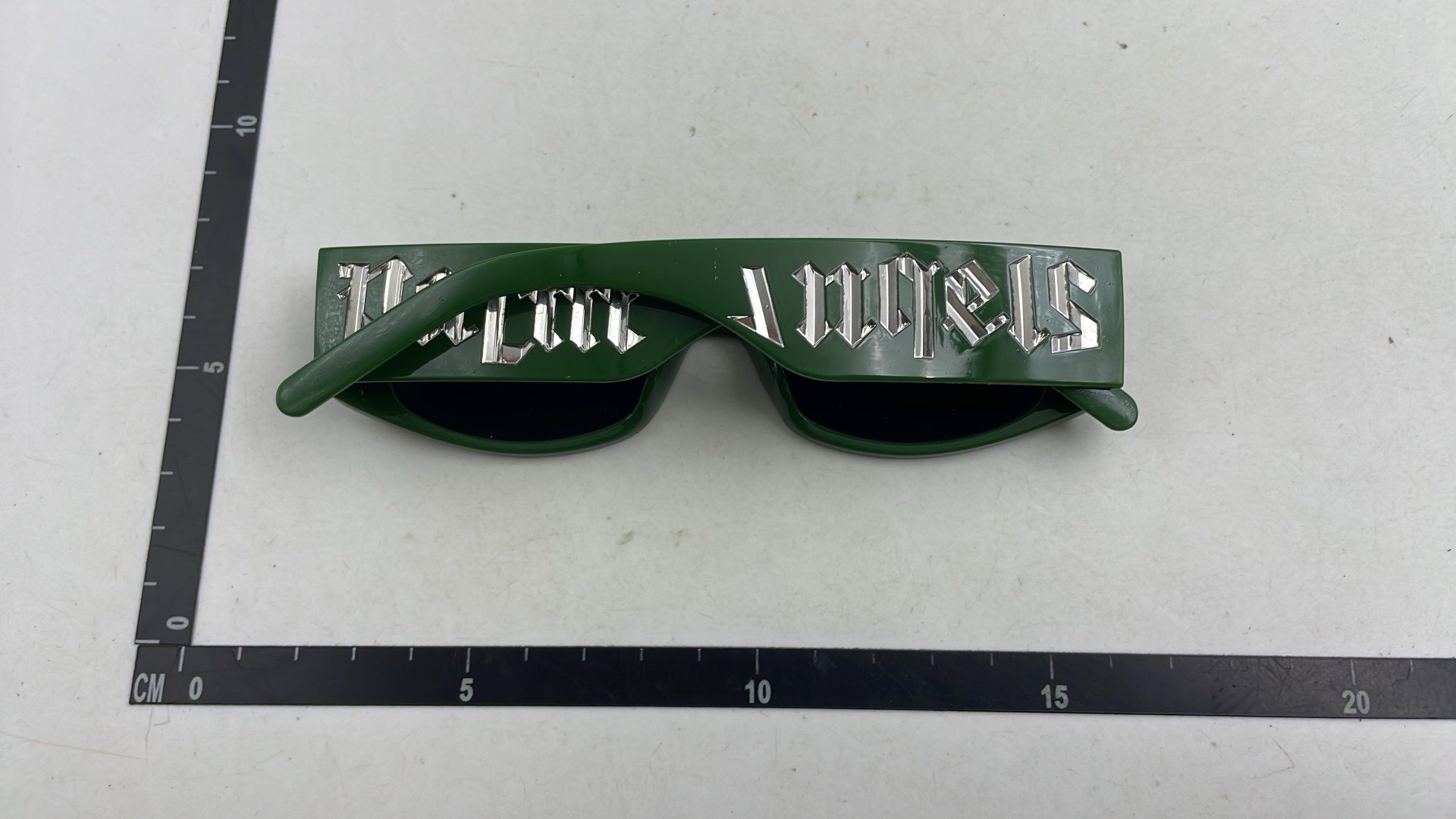 White Transparent Sunglasses with AB Lenses - Palm Angels