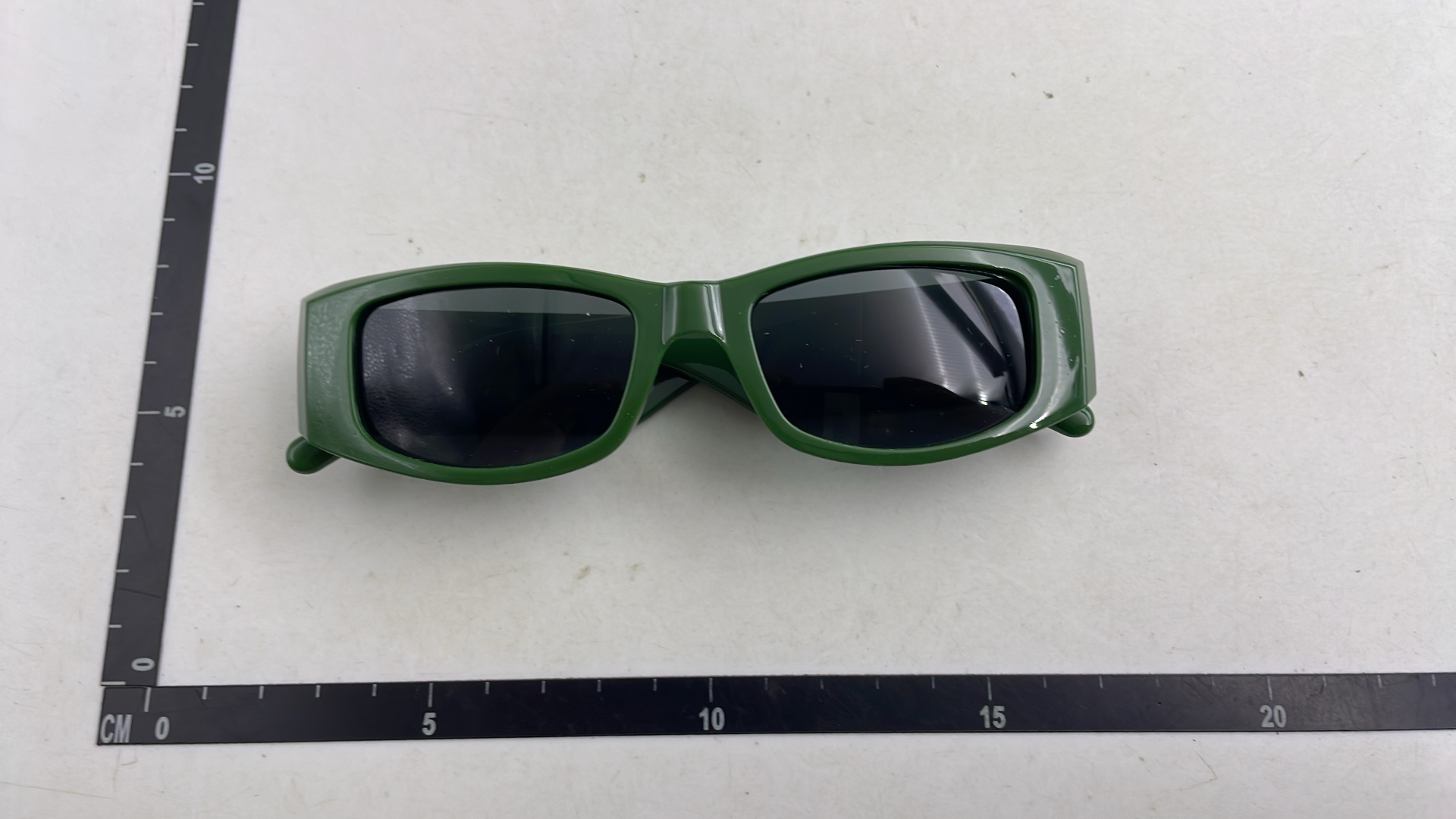 White Transparent Sunglasses with AB Lenses - Palm Angels