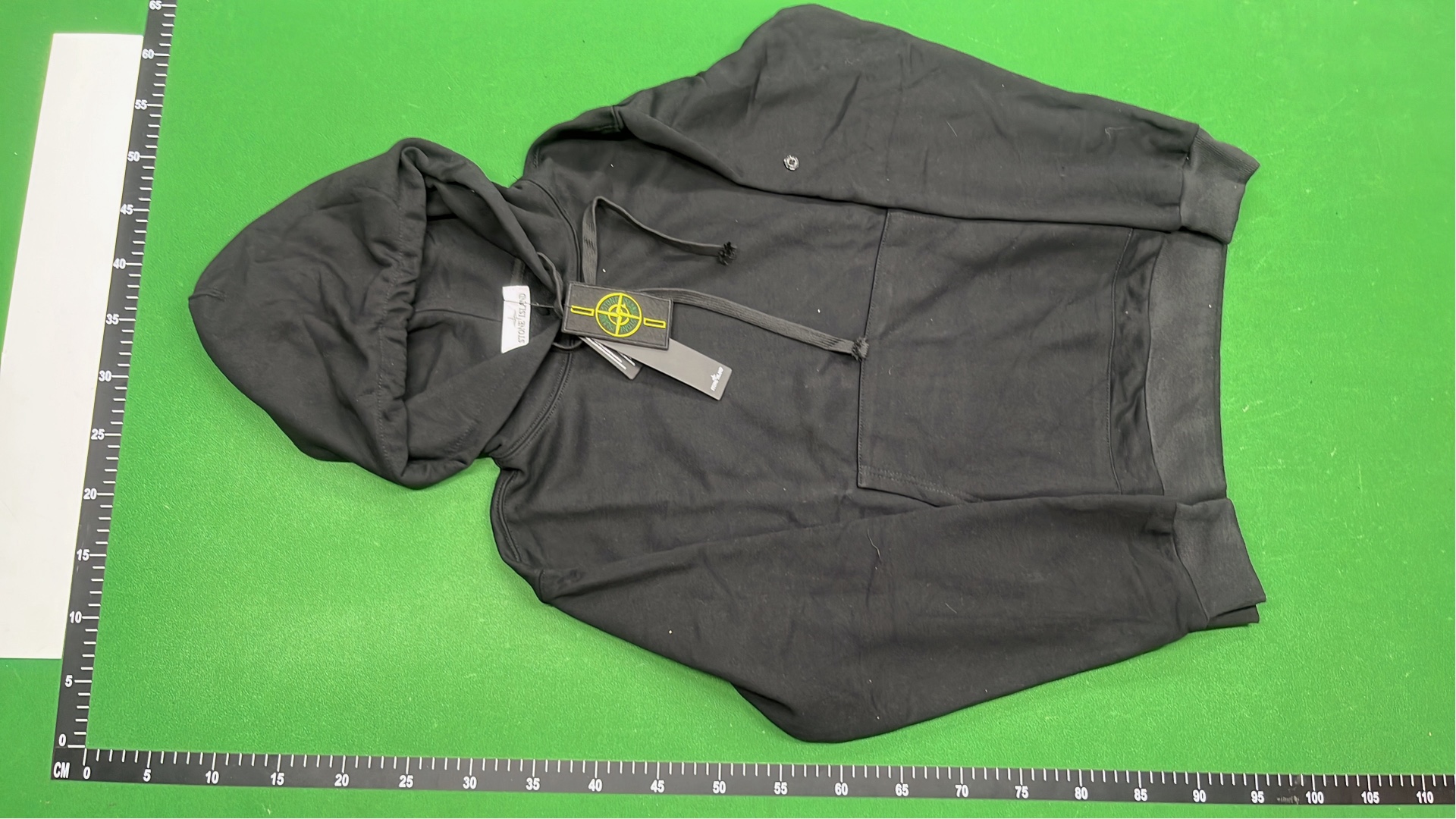 Stone Island Zip-Up Hoodie in White, Black, Olive, and Pink