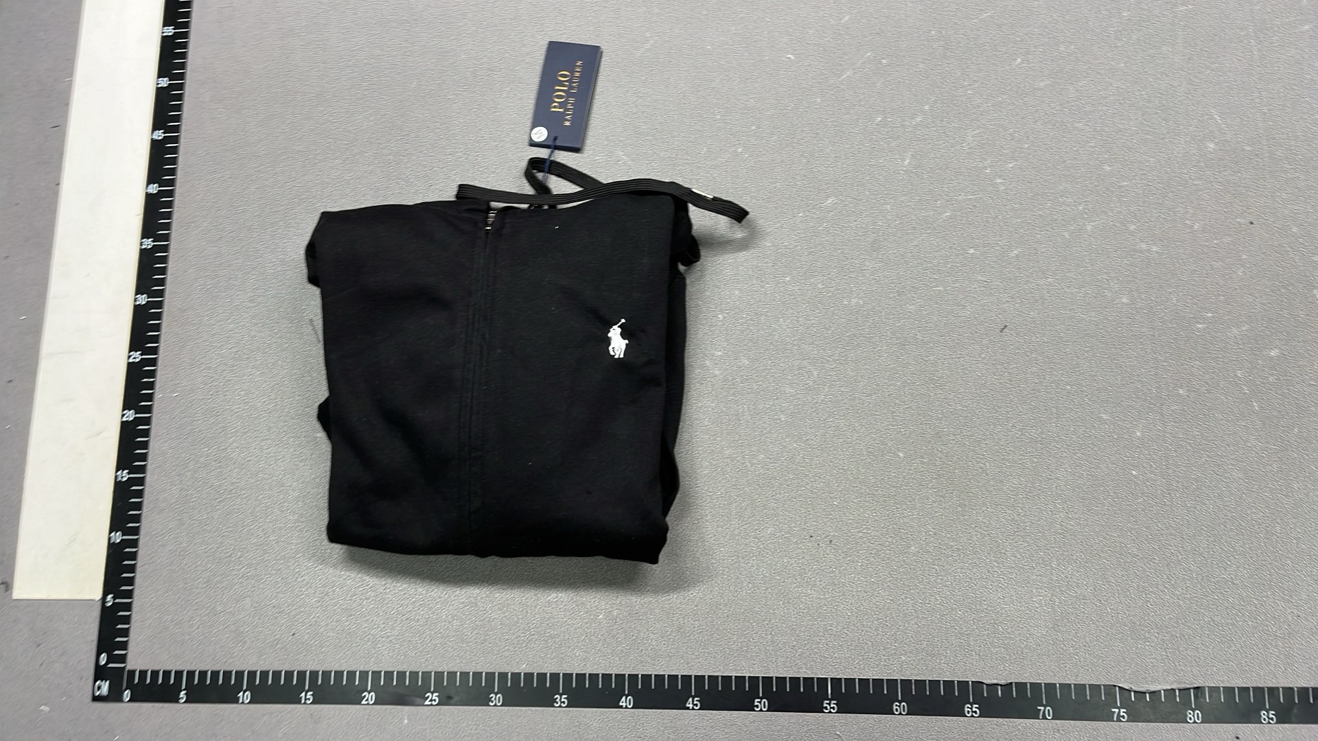 Black Polo Ralph Lauren Hoodie with Pony Logo
