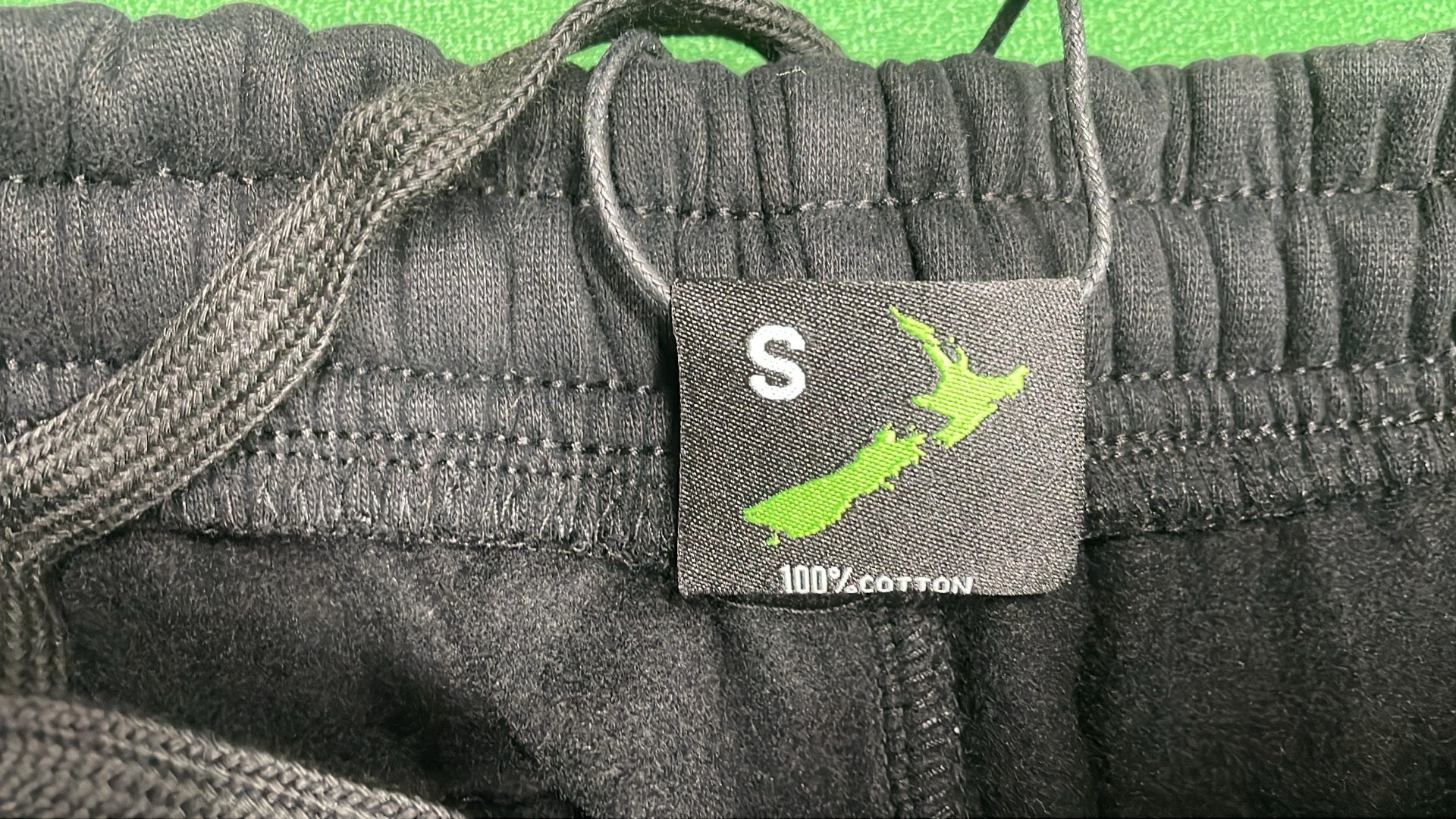 Black Hugo Sweatpants with Unique Logo Design