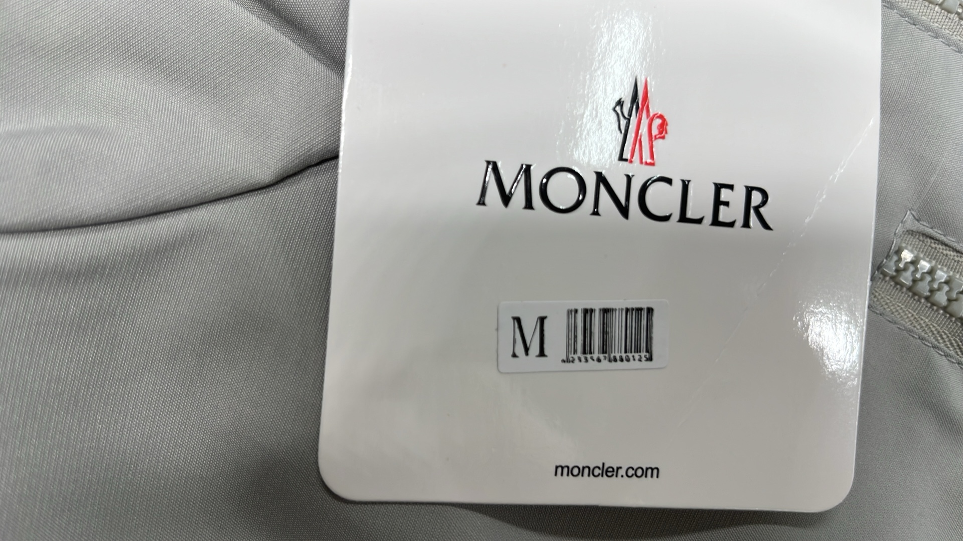 Moncler Logo T-Shirt Black and Gray Men's Casual Wear