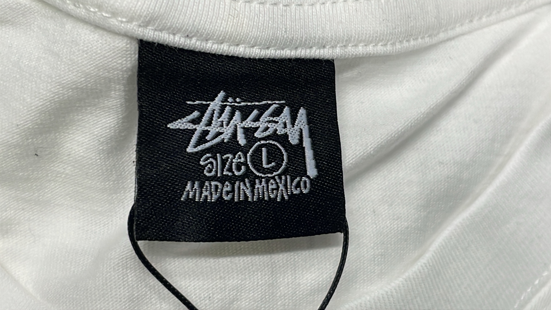 Stussy Black T-Shirt with Eye Graphic Design