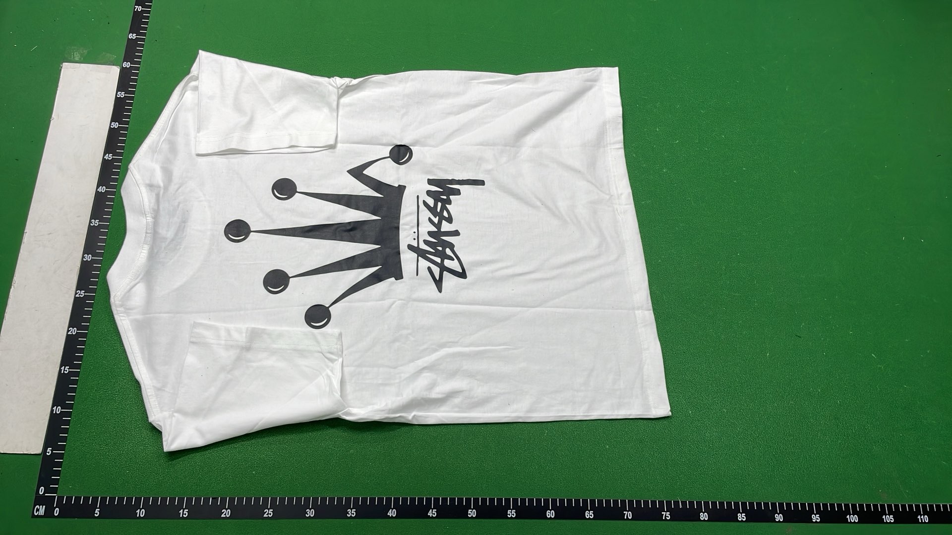 Stussy Black T-Shirt with Eye Graphic Design