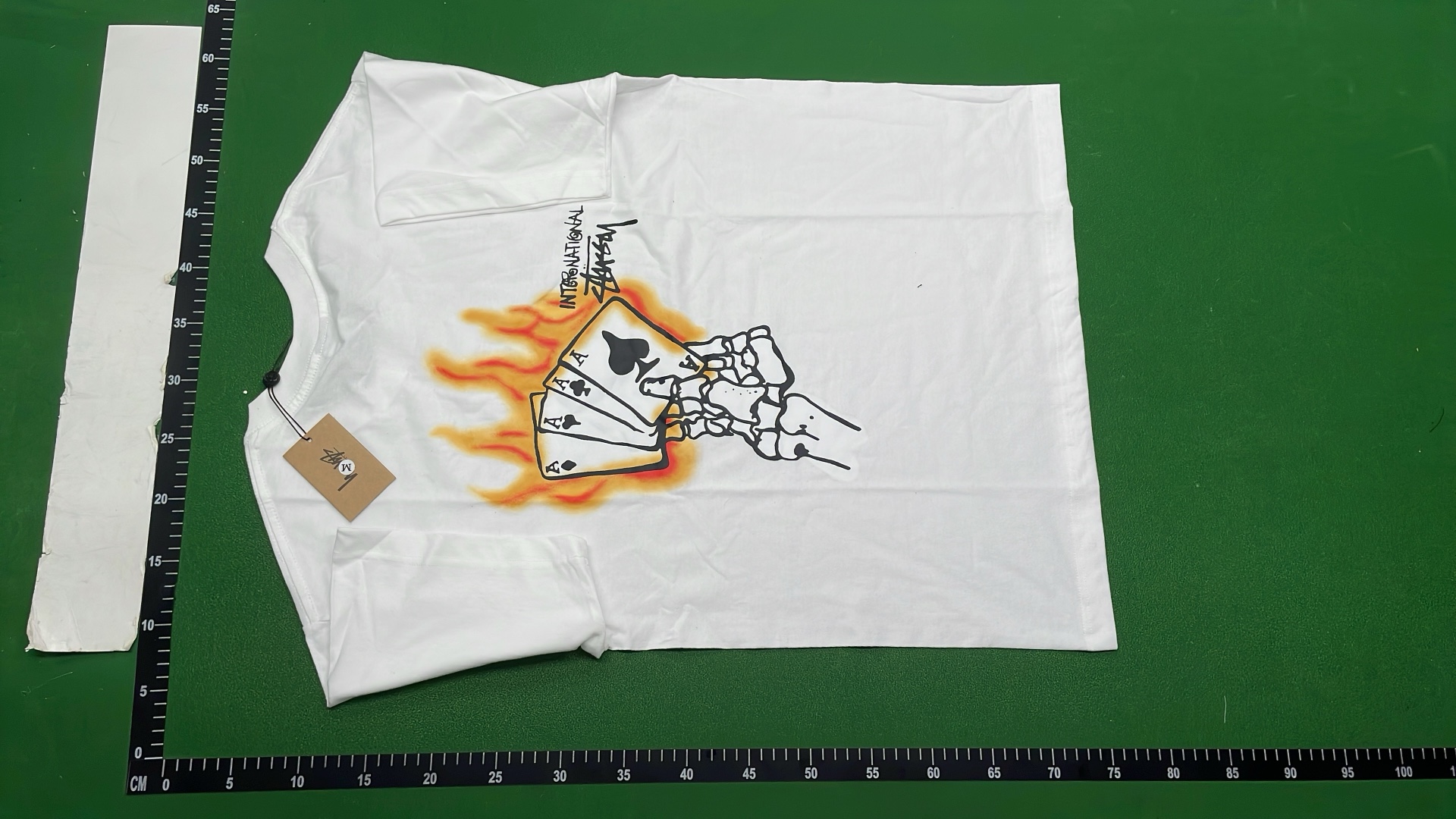 Stussy Black T-Shirt with Eye Graphic Design