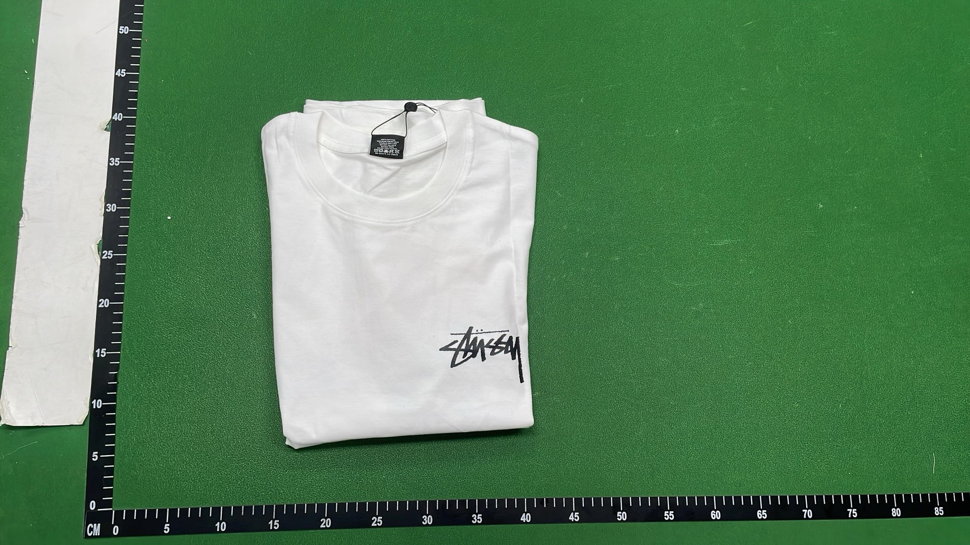 Stussy Black T-Shirt with Eye Graphic Design