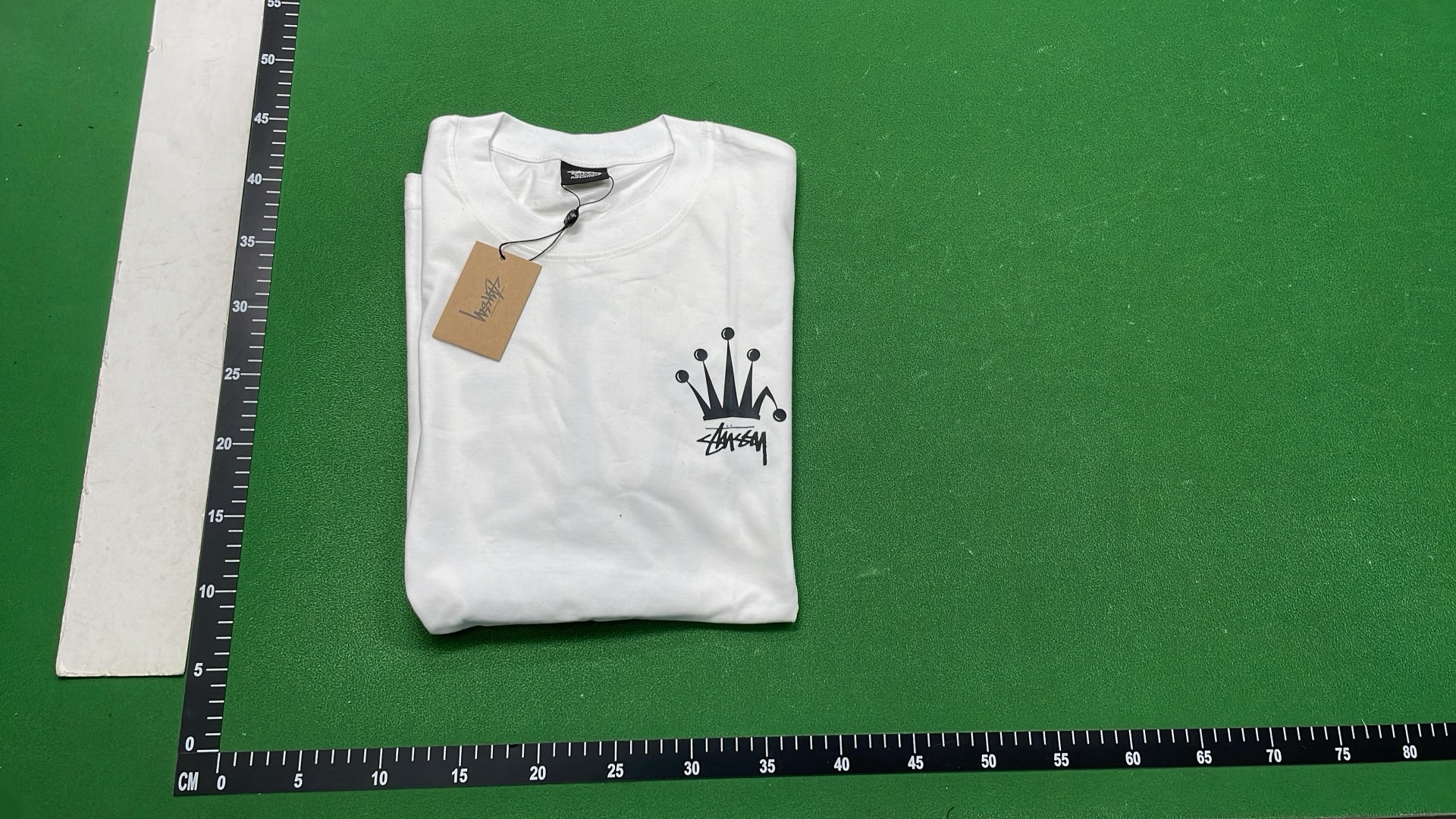 Stussy Black T-Shirt with Eye Graphic Design
