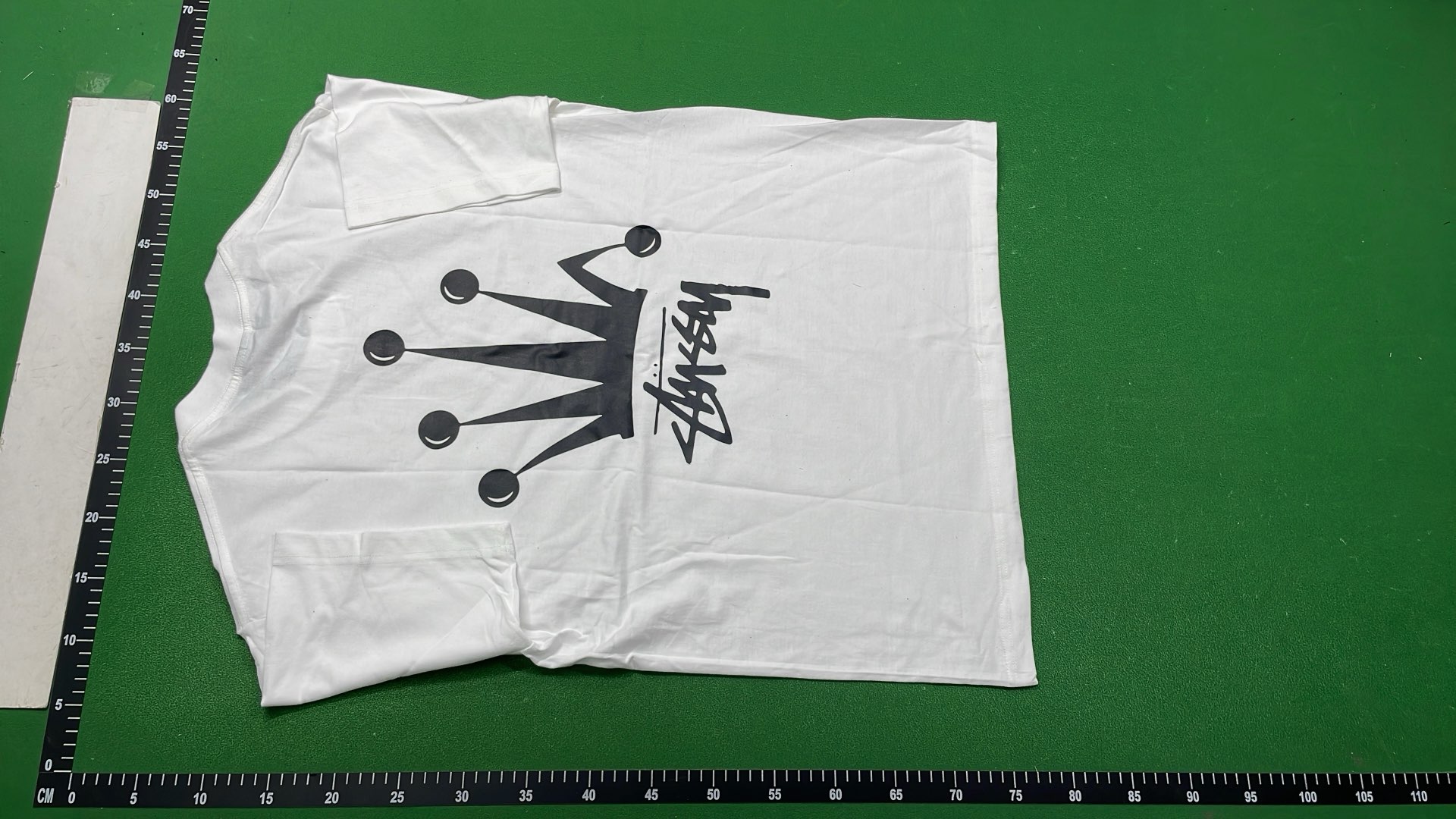 Stussy Black T-Shirt with Eye Graphic Design