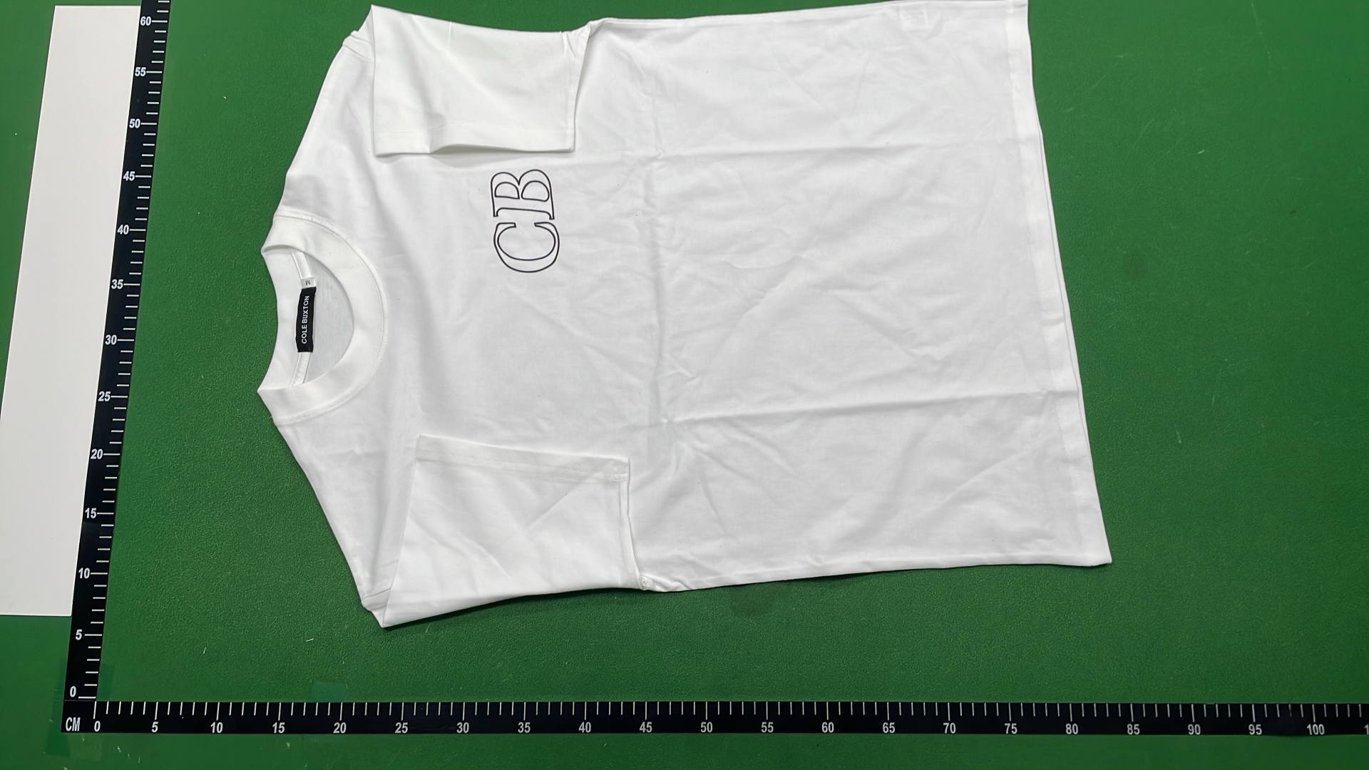 Cole Buxton Navy T-Shirt with CB Logo and Signature Design