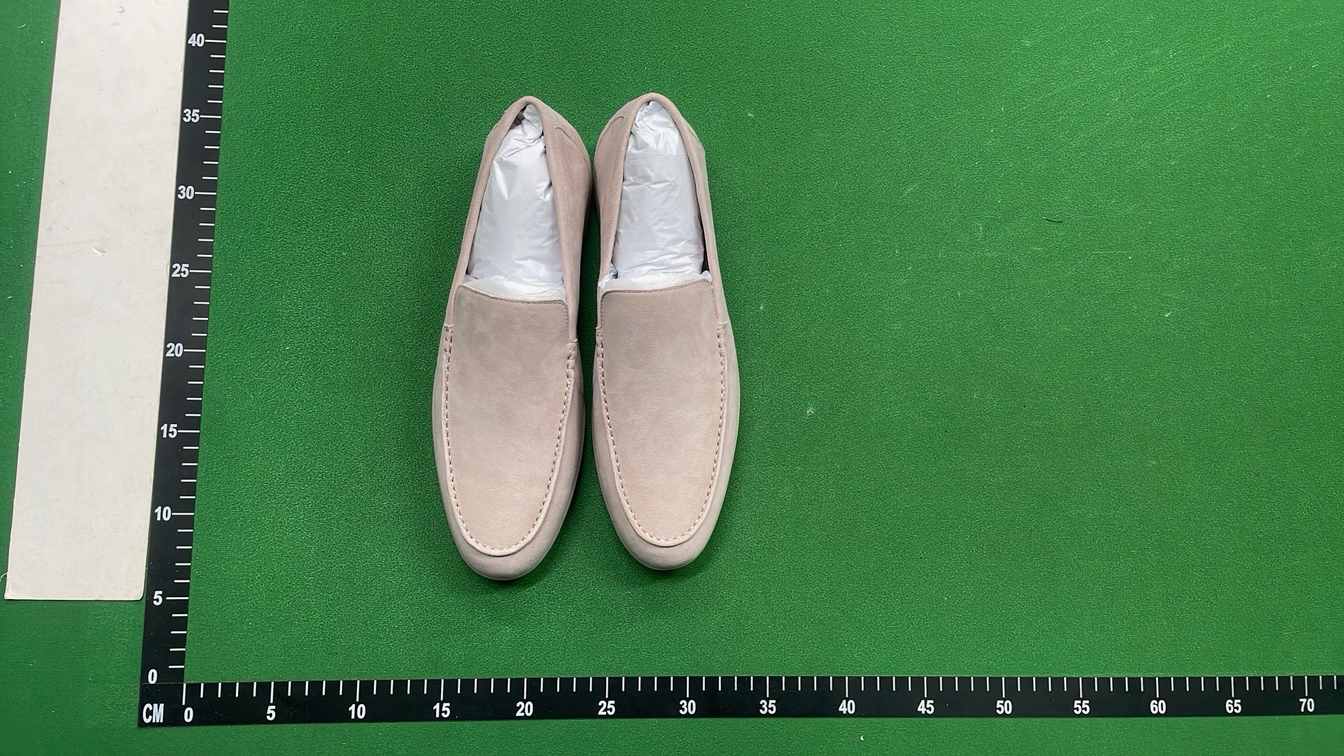 Beige Suede Loafers for Men
