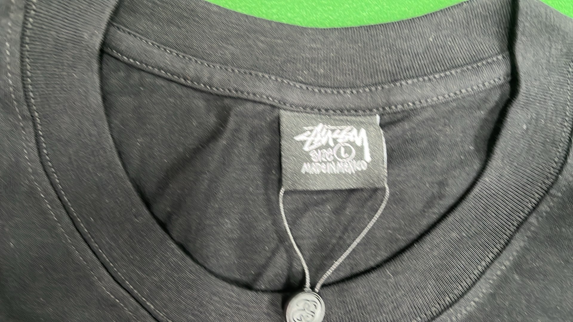 Stussy x Nike Green T-Shirt with City Logos