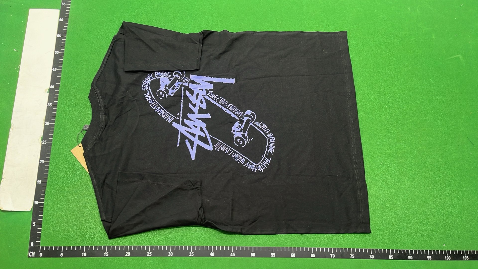 Stussy x Nike Green T-Shirt with City Logos
