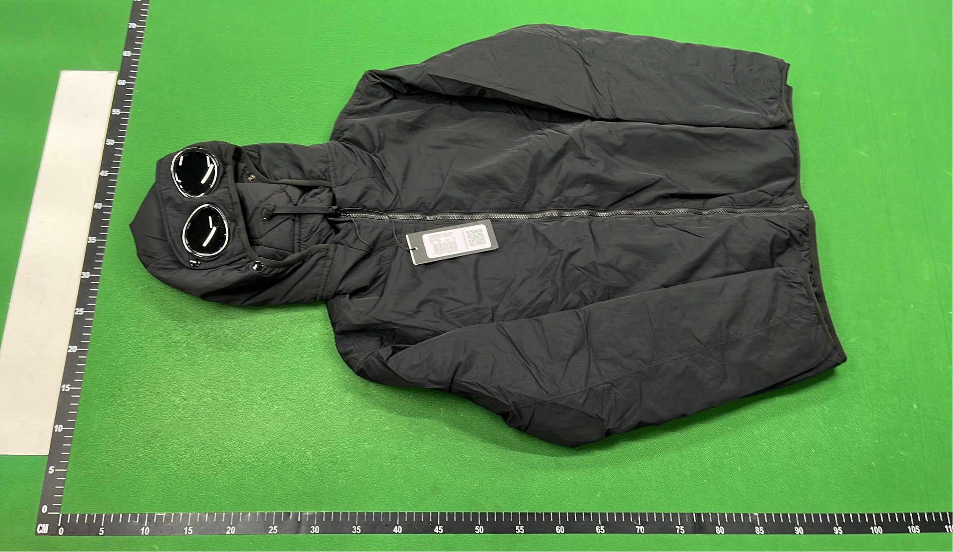 Blue Hooded Jacket with Goggles Design