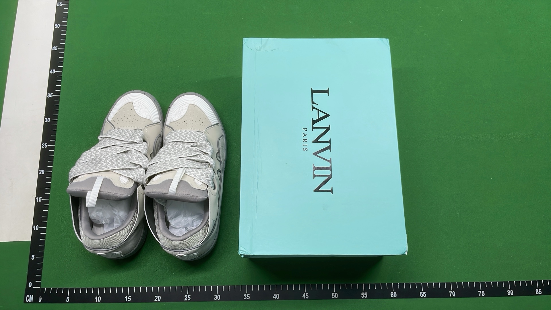 Lanvin High-Top Sneakers with Colorful Laces and Studded Details