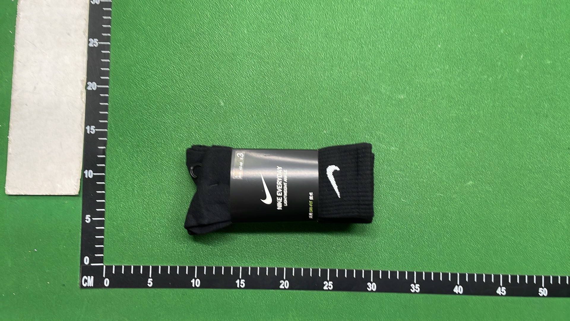 Nike Black Crew Socks with White Logo