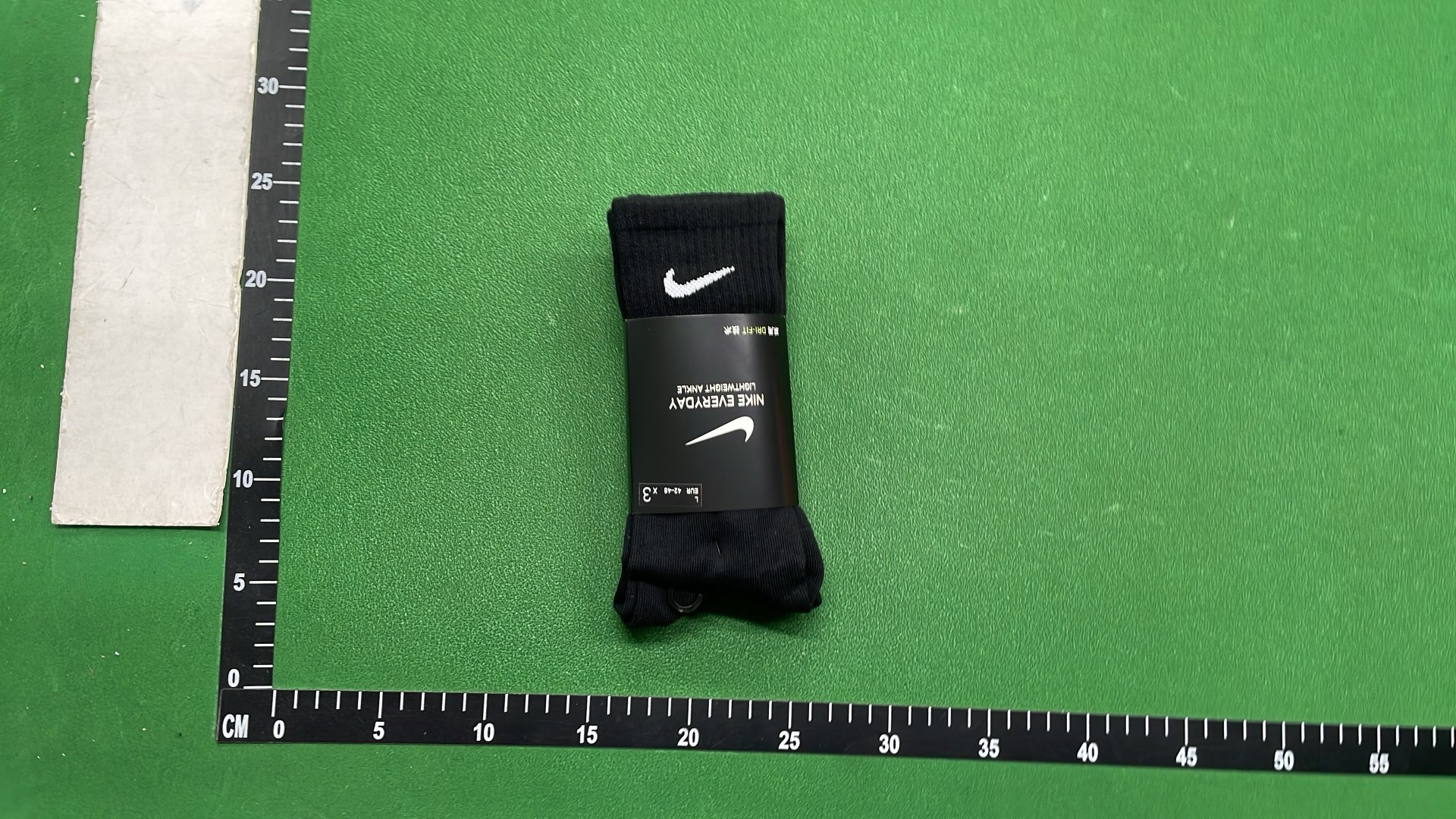 Nike Black Crew Socks with White Logo
