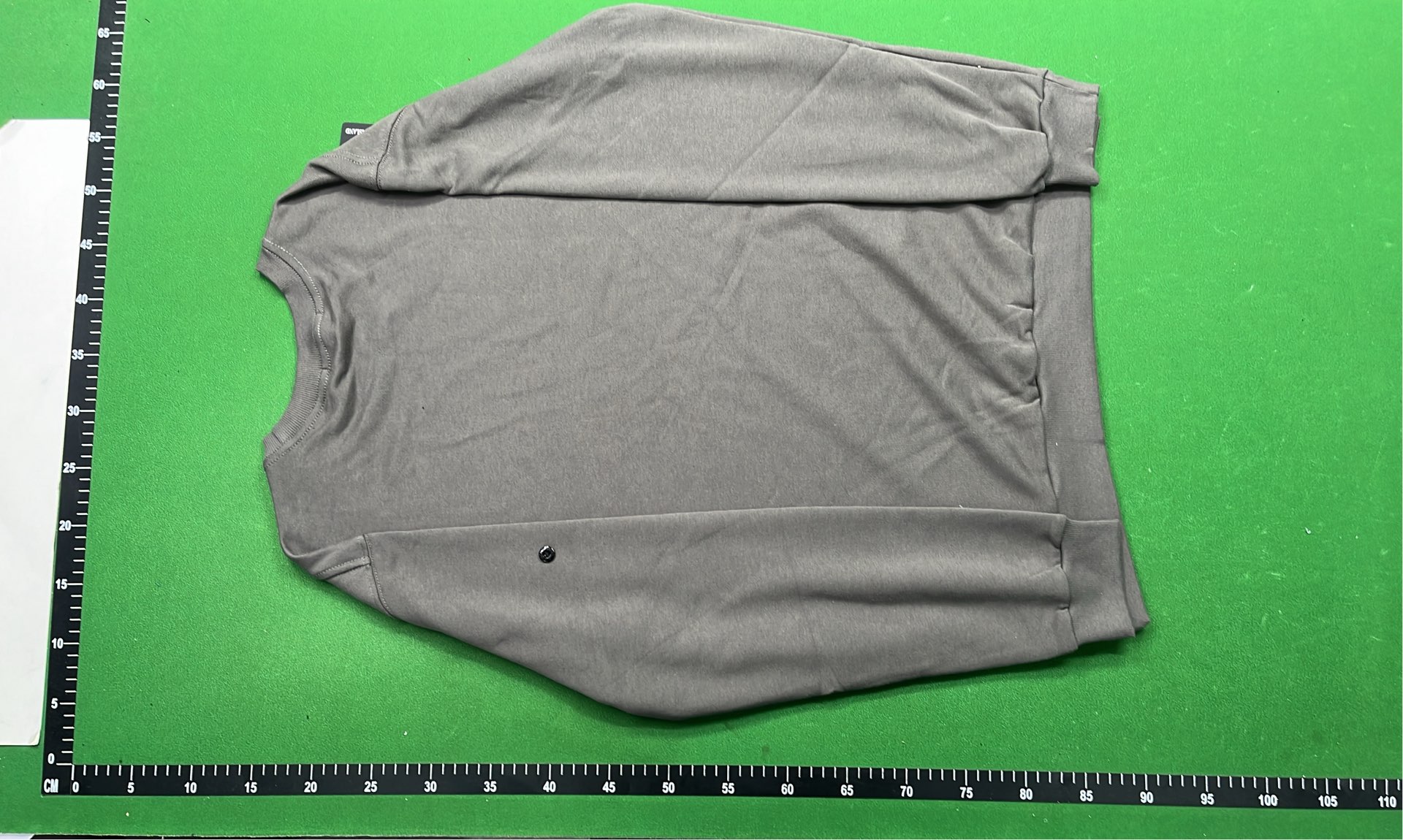 Beige Zip-Up Hoodie with Patch Logo