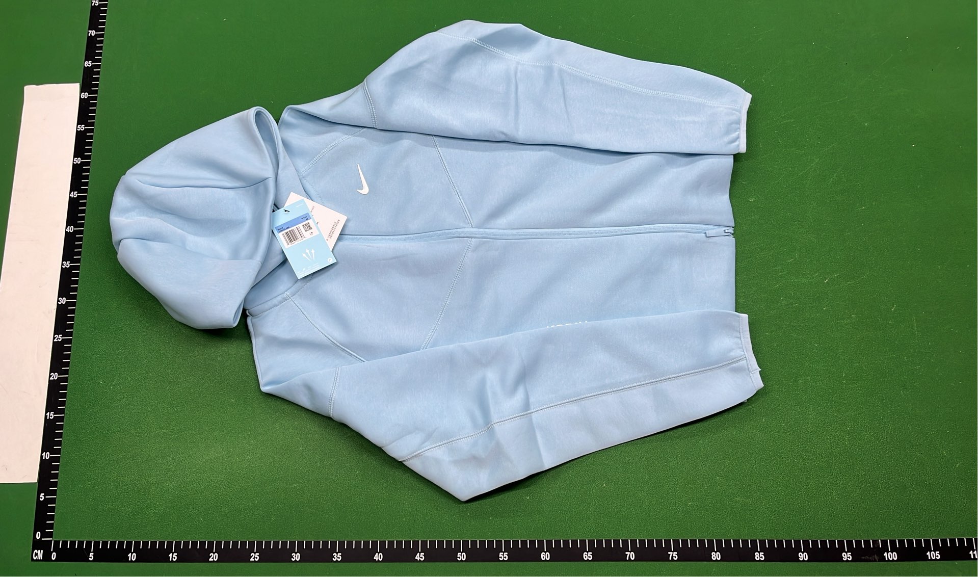 Light Blue Hoodie Sweatshirt Men's Casual Streetwear