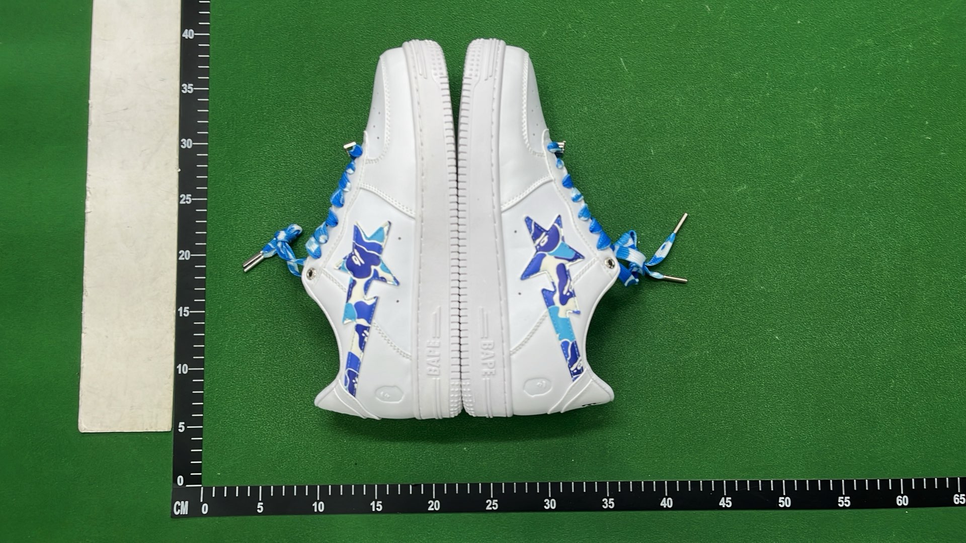 BAPE Black and White Star Logo Sneakers
