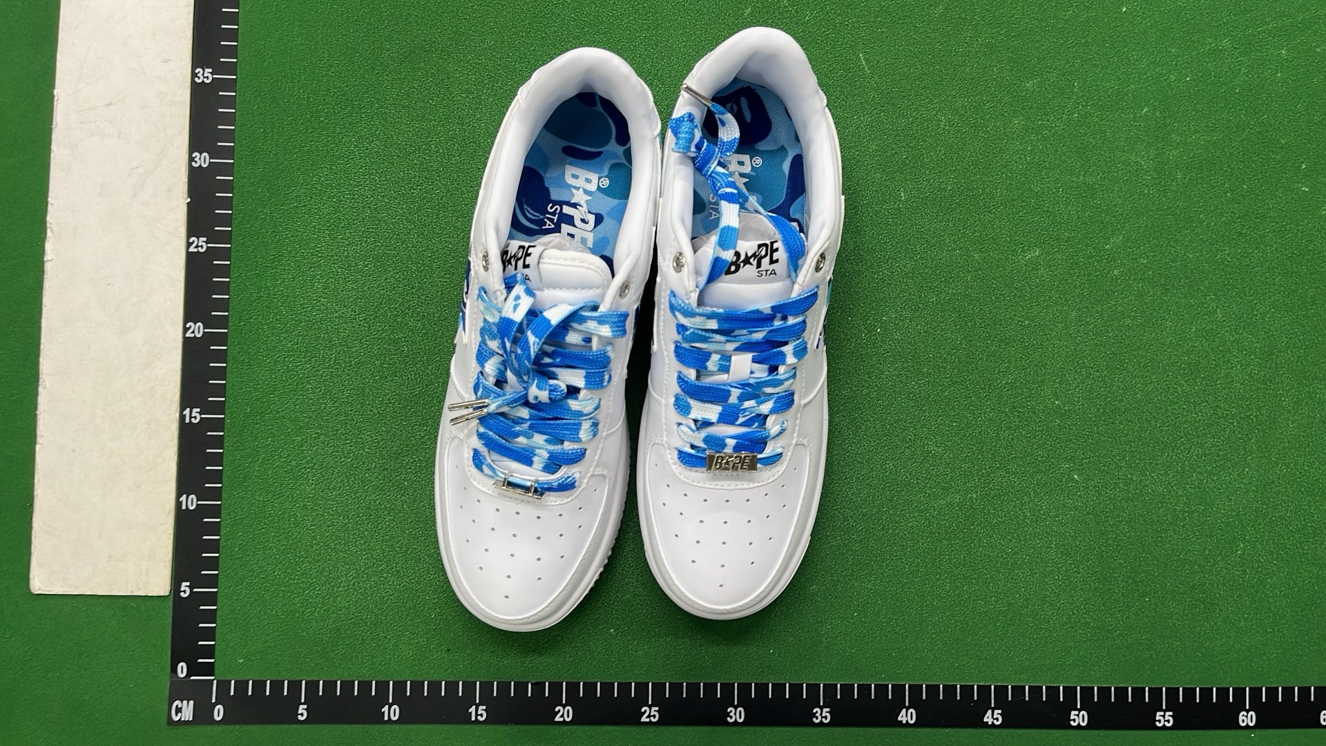 BAPE Black and White Star Logo Sneakers