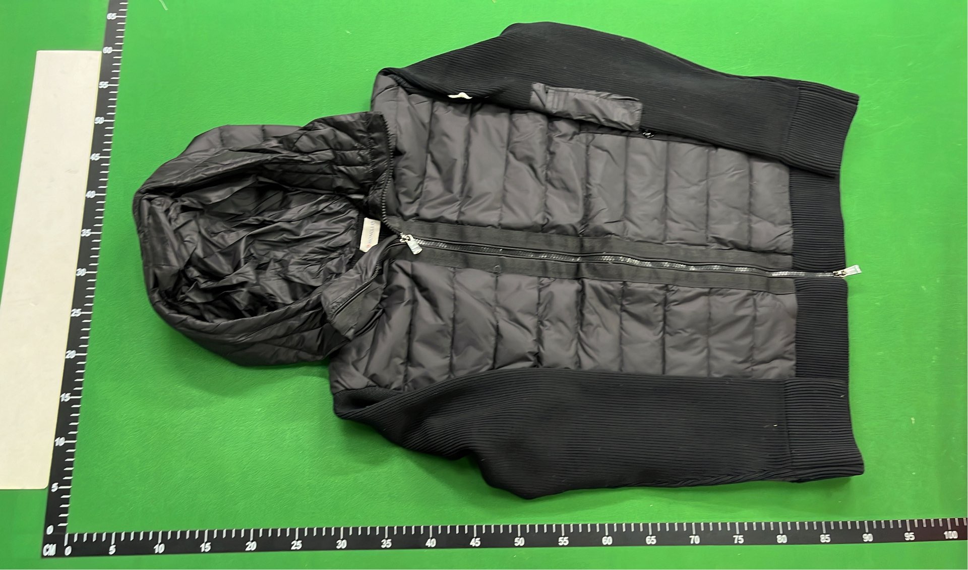 Moncler Black Puffer Vest with Hood