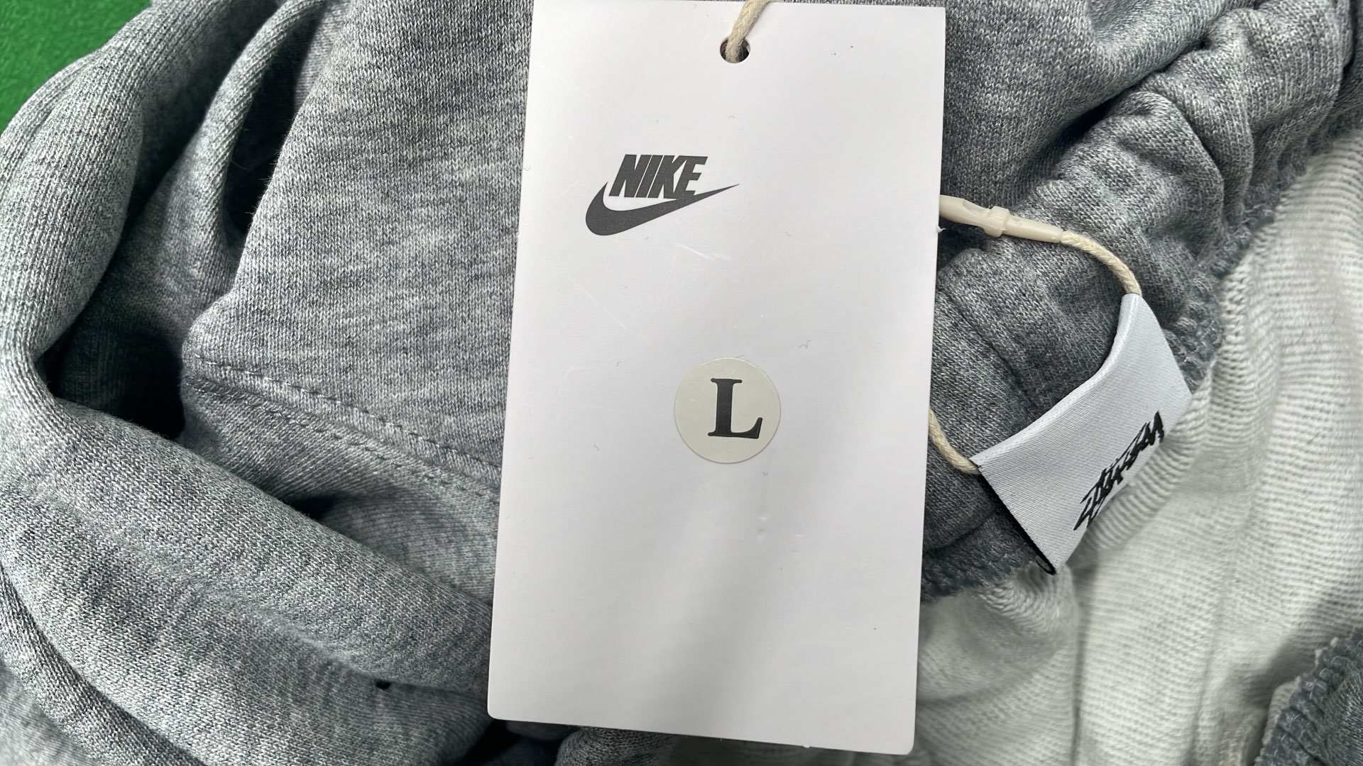 Nike x Stussy Crewneck Sweatshirt - Gray and Black