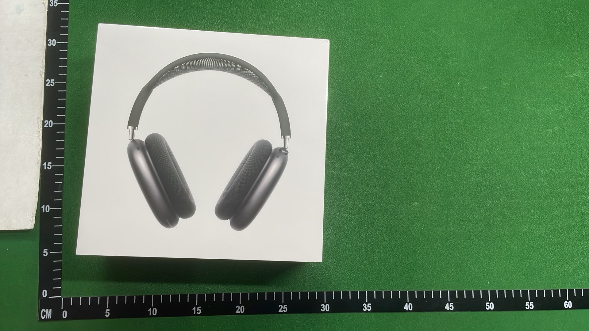 Blue Headphone with White Cushion