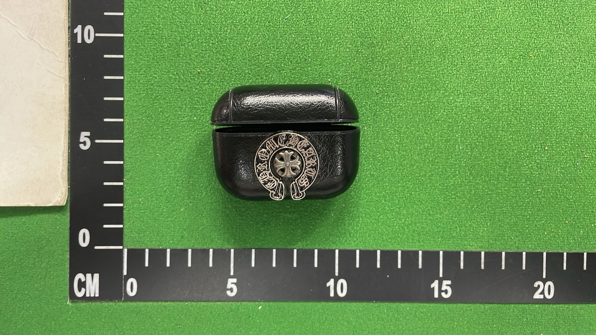 COACH Leather AirPods Case with Chain Strap