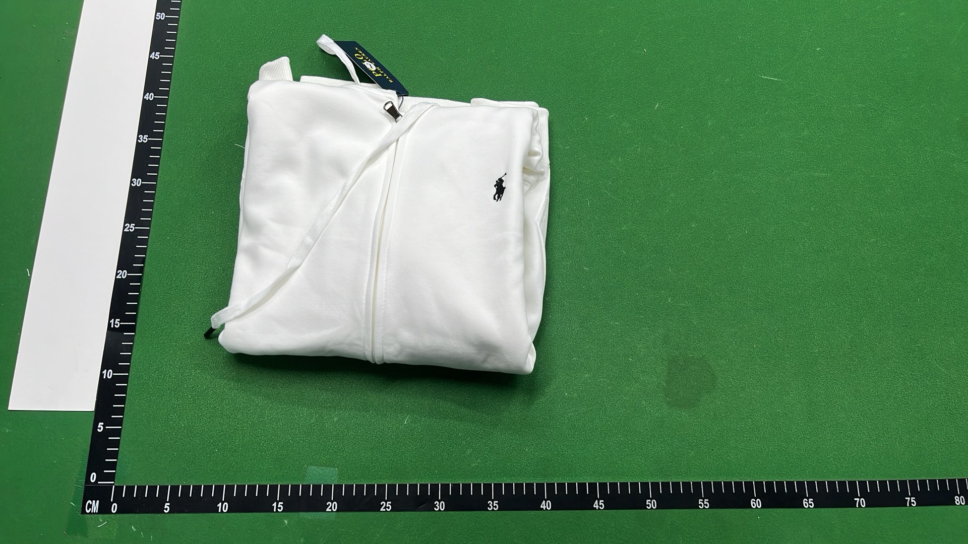 Polo Ralph Lauren Full-Zip Hoodie in White, Black, Gray