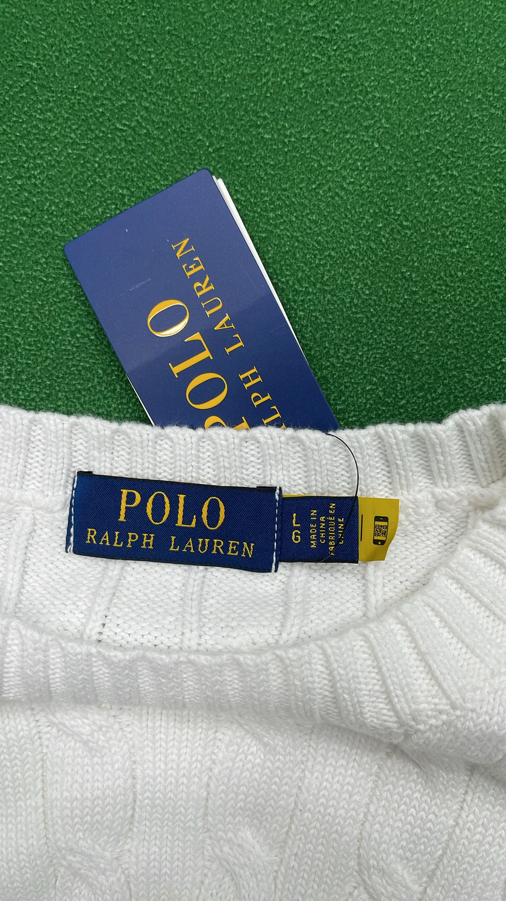 Men's Green Cable Knit Sweater - Autumn Winter Collection