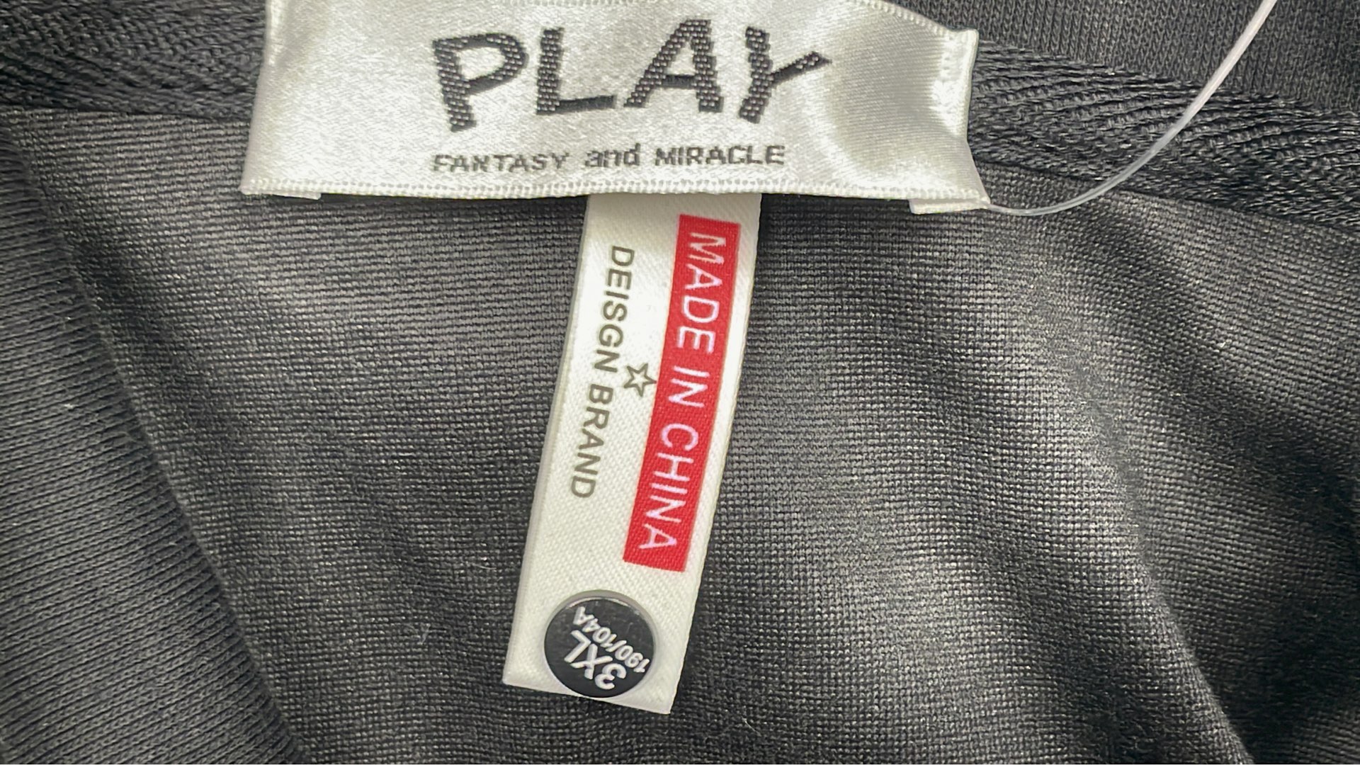Black Hoodie with Heart Eyes Design - Front and Back View