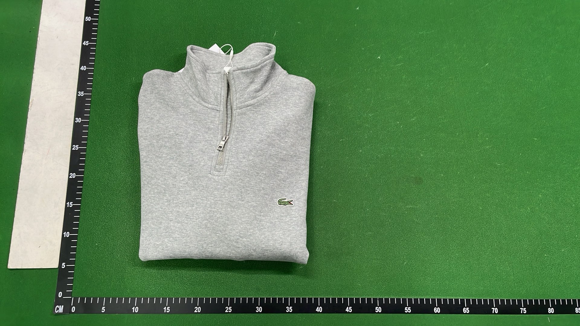 Lacoste Half-Zip Sweatshirt in Green, White, Navy, Black