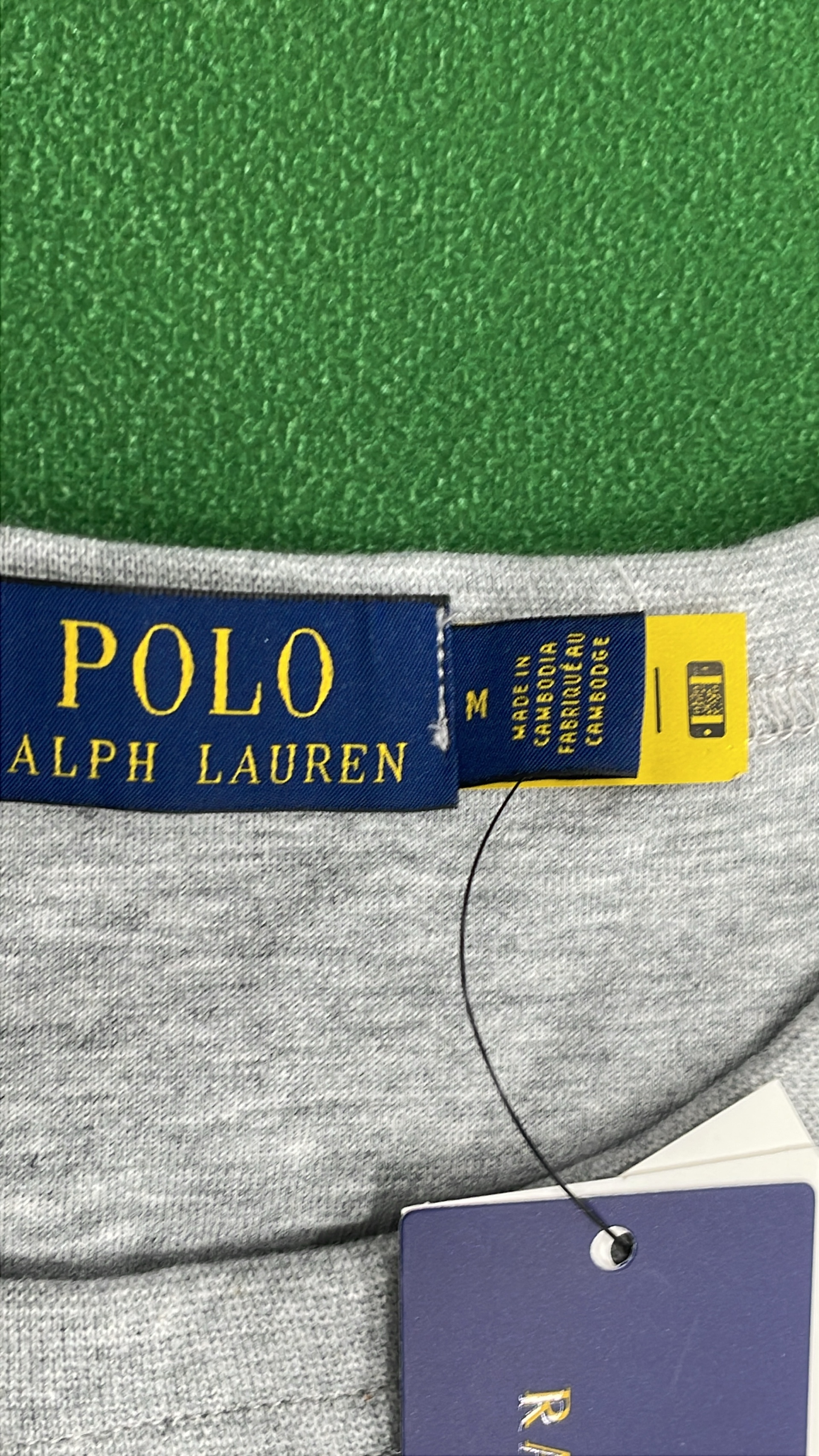 Gray Polo Ralph Lauren Hoodie for Men and Women