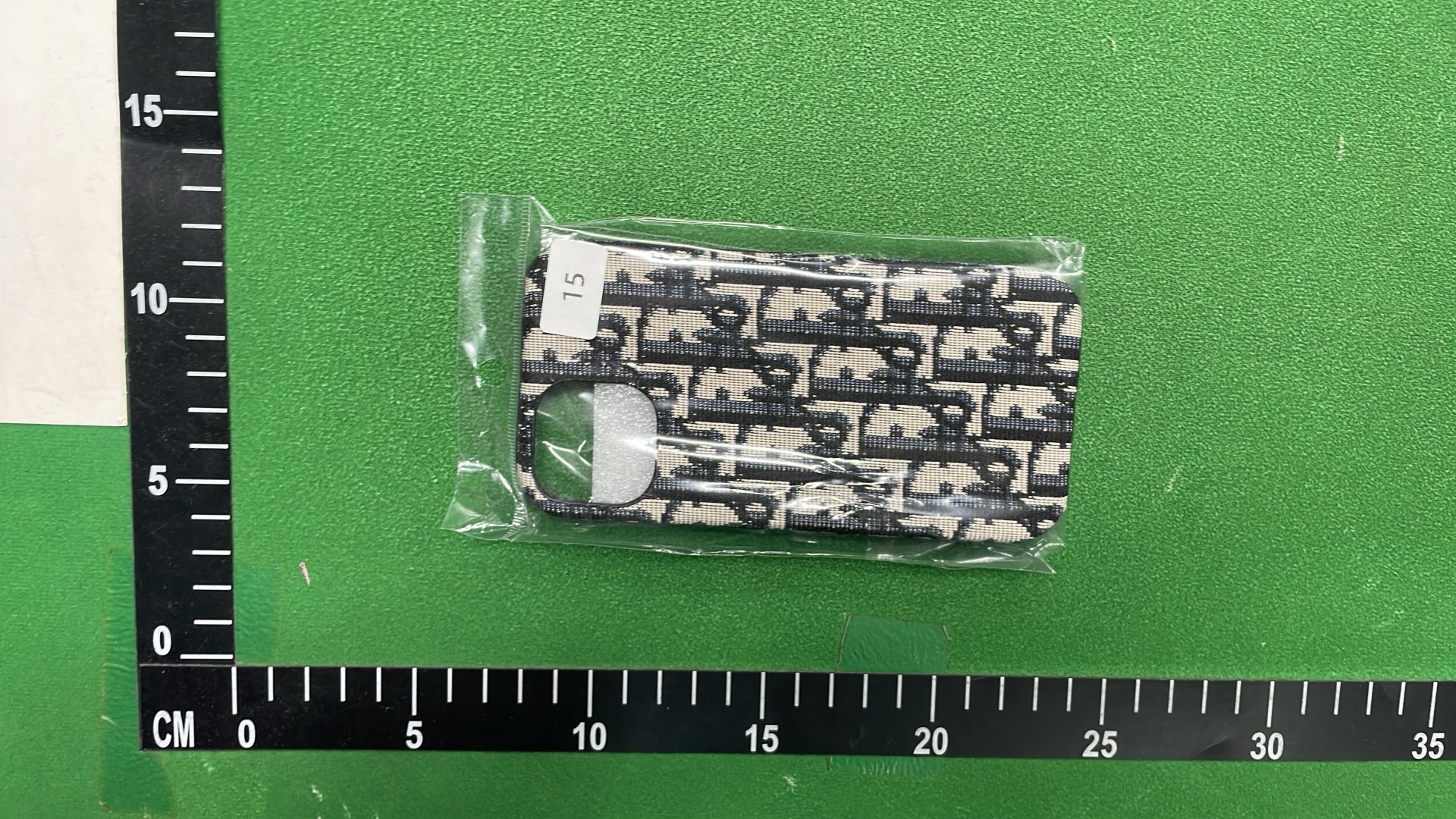 Dior Monogram iPhone Case - Blue and White Patterned Phone Cover