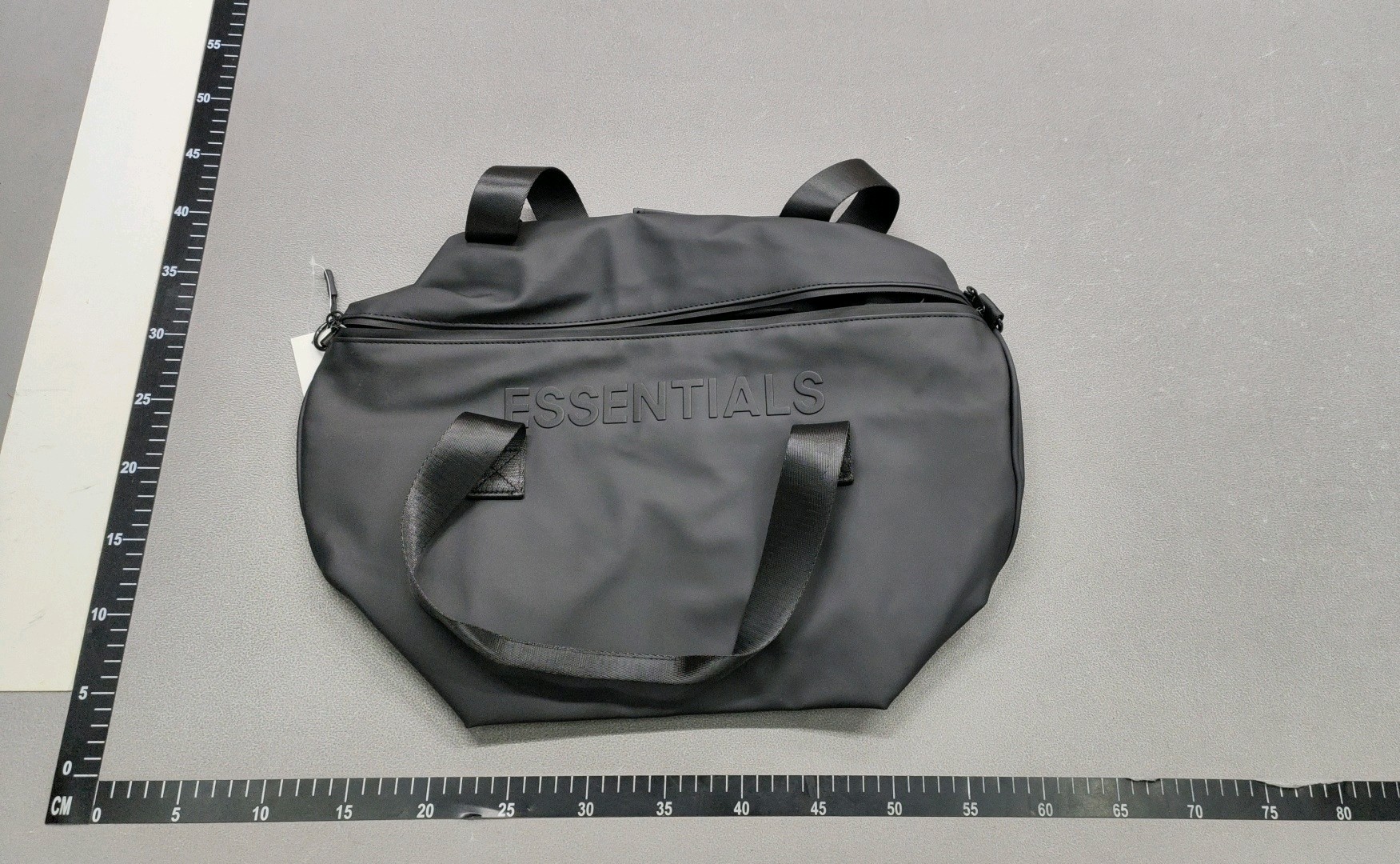 Essentials Black Duffle Bag for Gym and Travel