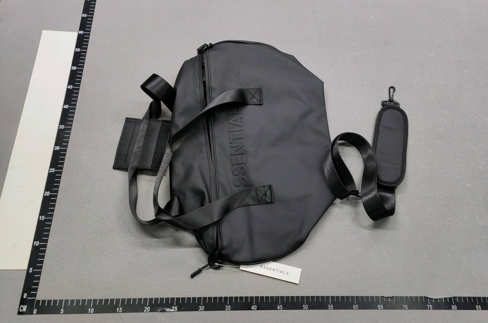 Essentials Black Duffle Bag for Gym and Travel