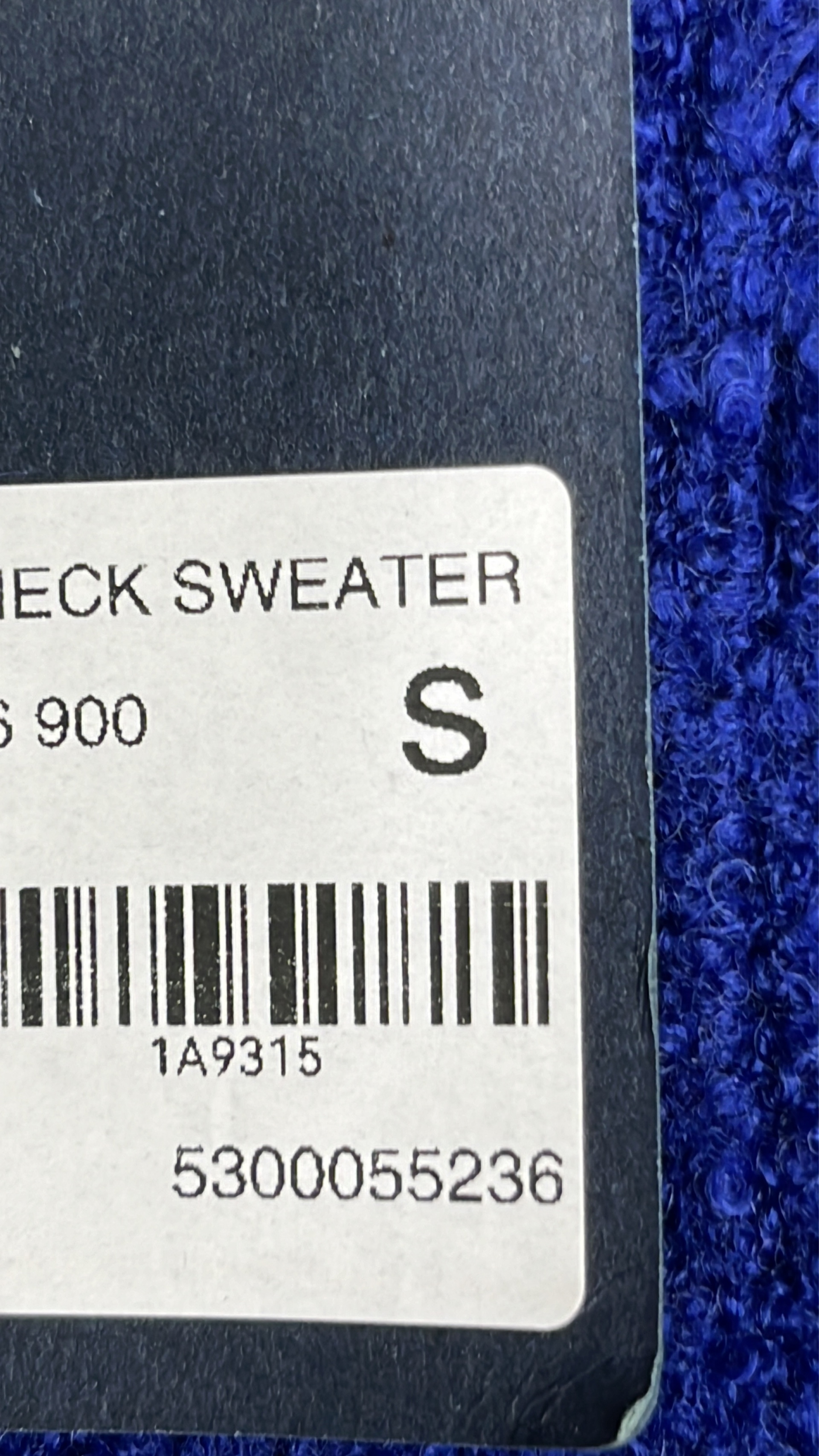 Vans Blue Knit Sweater with Logo